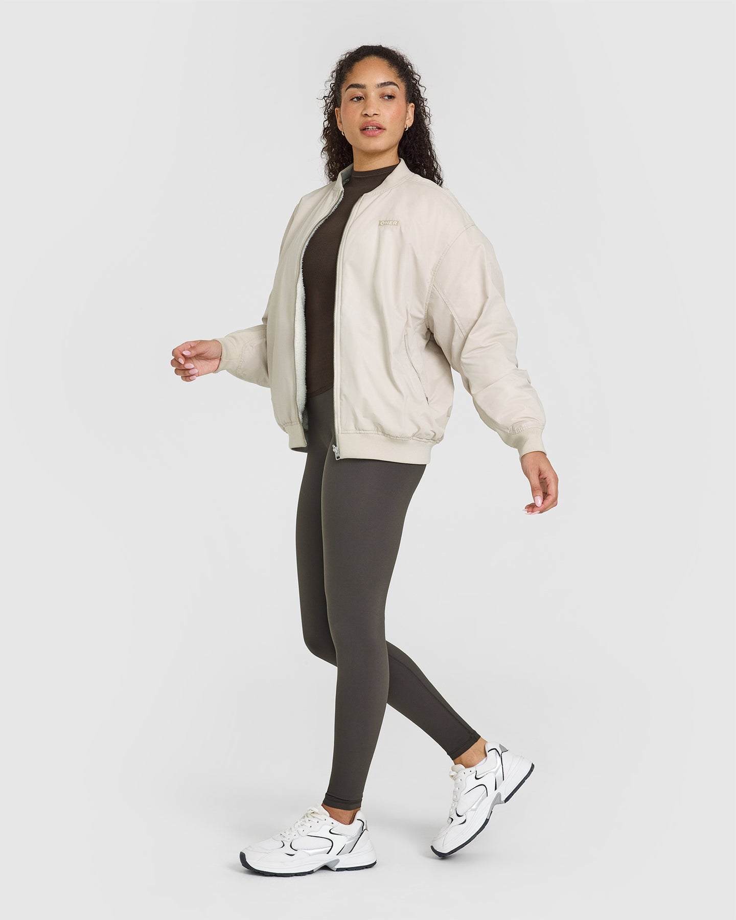 Reversible Bomber Jacket for Men & Women | Lightweight Waterproof Windbreaker | Sand & Black Color | Perfect for Outdoor Activities, Travel & Casual Wear