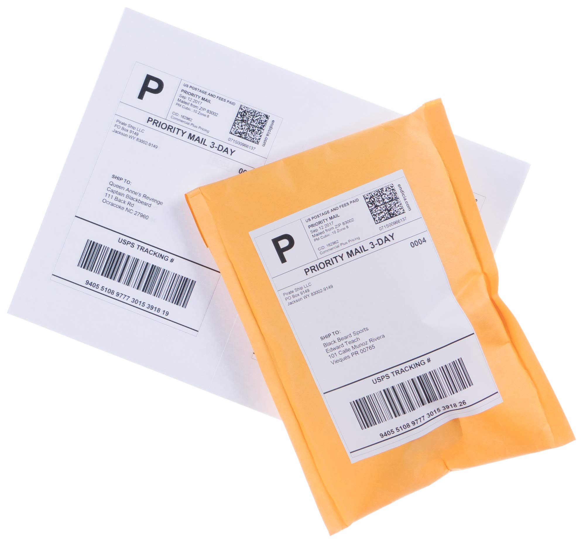8.5 x 5.5 Inch Half Sheet Self-Adhesive Shipping Labels for Laser & Inkjet Printers - 5000 Labels Pack - Perfect for E-commerce, Small Business & Package Shipping