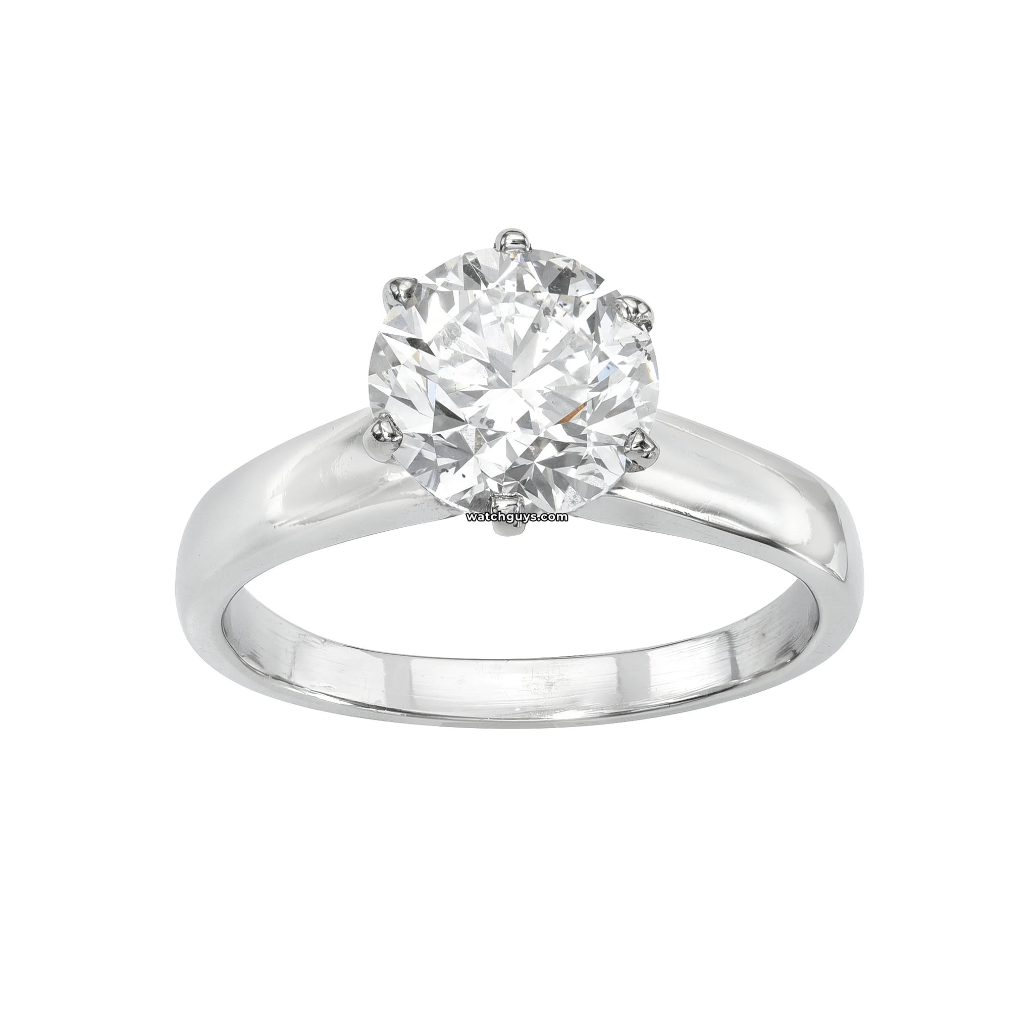 2.00 Carat Solitaire Diamond Engagement Ring 14K White Gold GIA Certified - Perfect for Proposals, Anniversaries & Special Occasions
