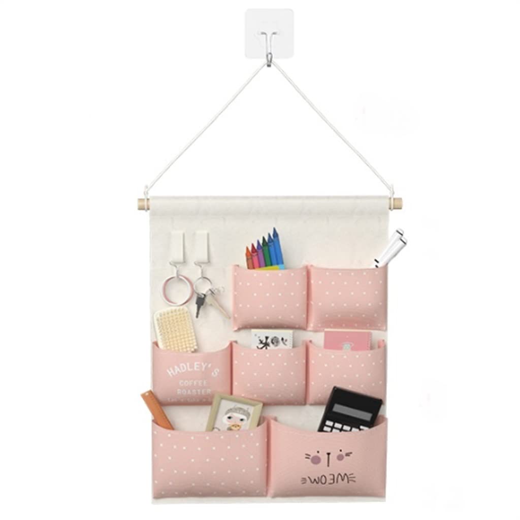 Wall Mounted Hanging Wardrobe Organizer - Multi-Purpose Storage Bag for Clothes, Jewelry & Sundries (34x47cm) - Perfect for Bedroom, Closet & Dorm Organization