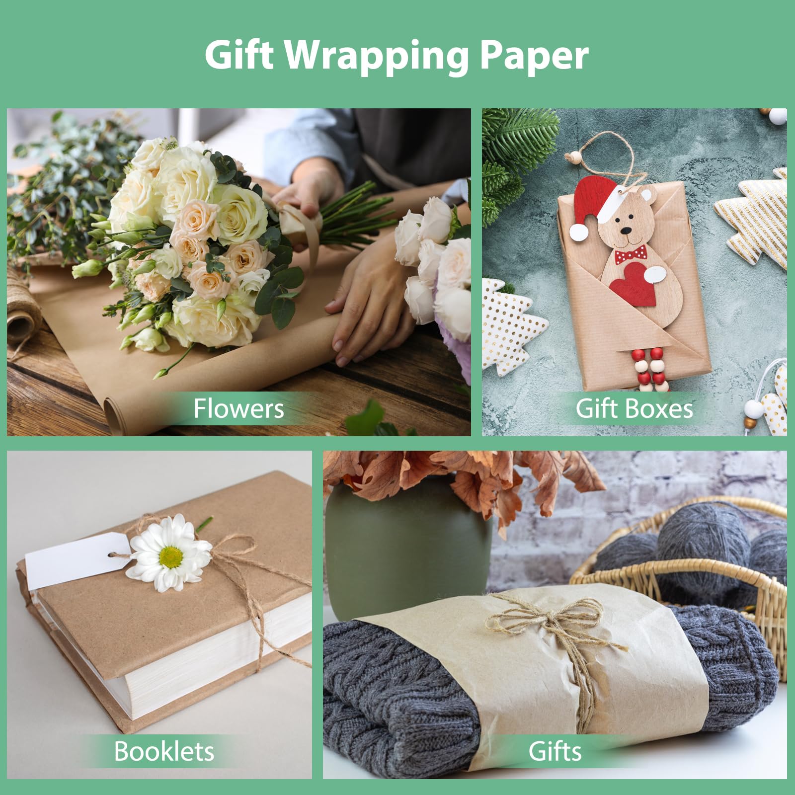OcePor Brown Kraft Paper Roll 17.8