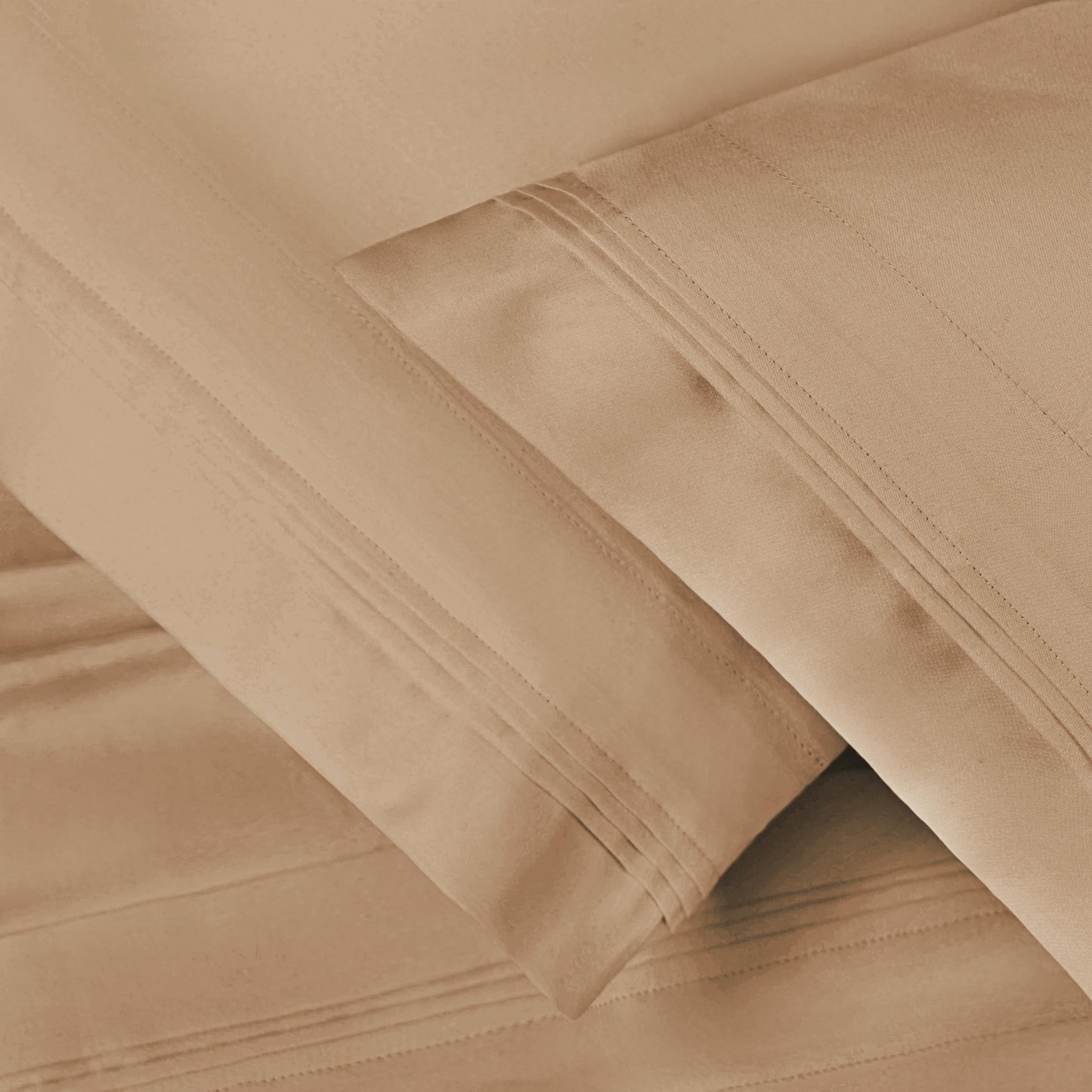 Premium 1000 Thread Count Egyptian Cotton Pillowcase Set - Ultra Soft & Breathable for a Luxurious Sleep Experience - Perfect for Bedroom, Hotel, and Home Decor