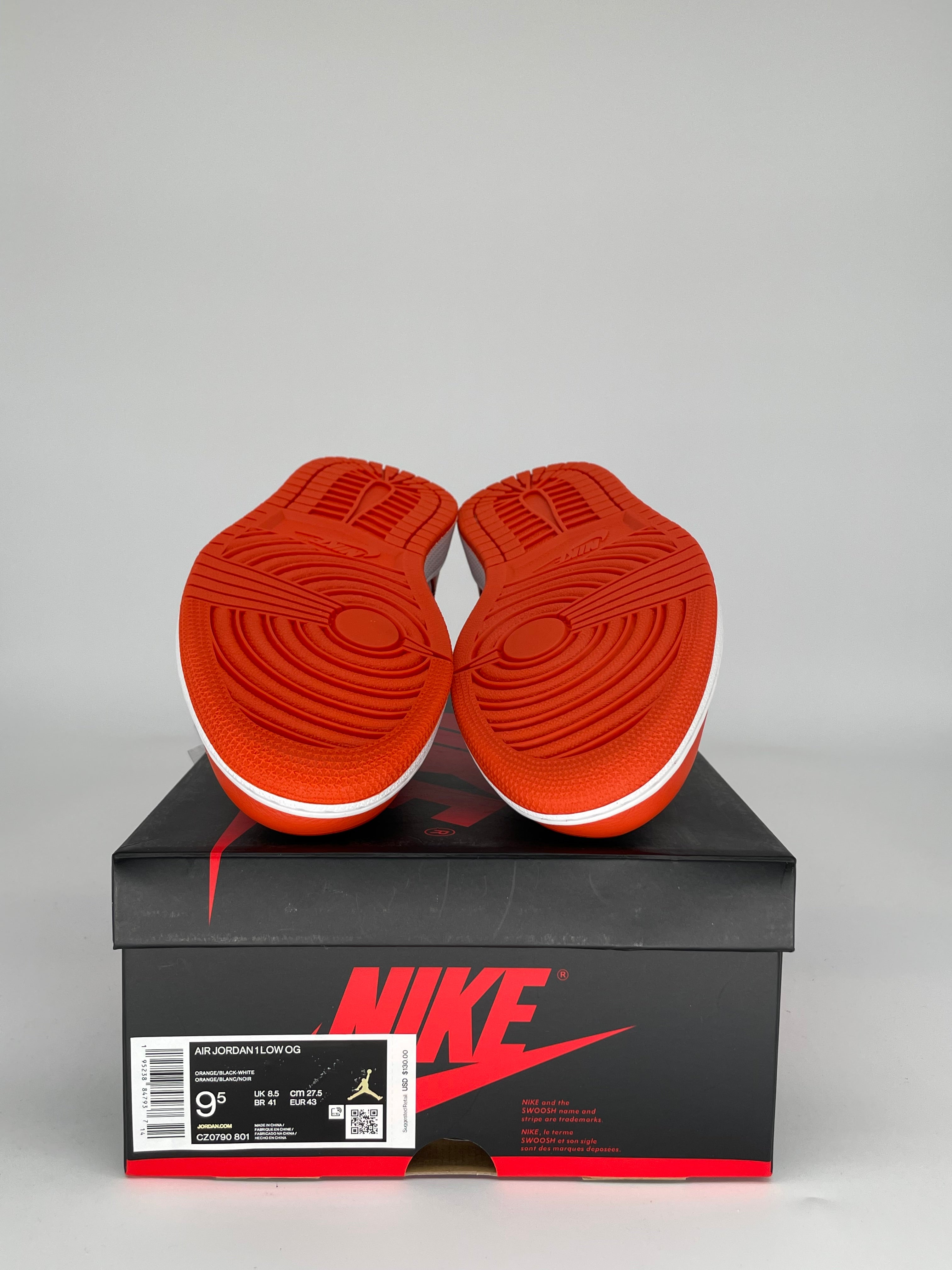 AIR JORDAN 1 LOW STARFISH Sneakers - Men's Size 9.5 (CZ0790-801) - Retro Basketball Shoes for Casual Wear & Street Style
