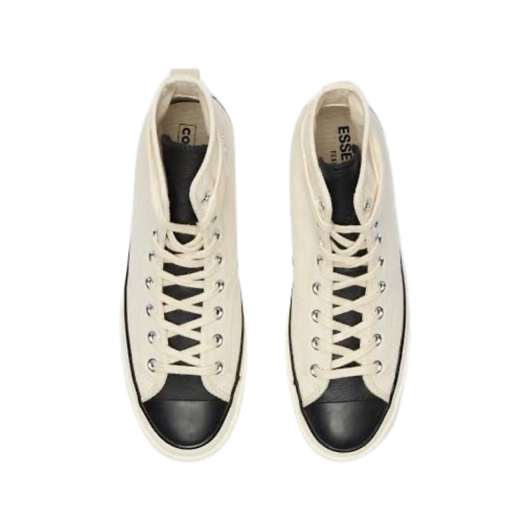Fear of God x Converse CT70 Sneakers - Sail White & Black High-Top Basketball Shoes for Men | Streetwear Fashion & Casual Wear