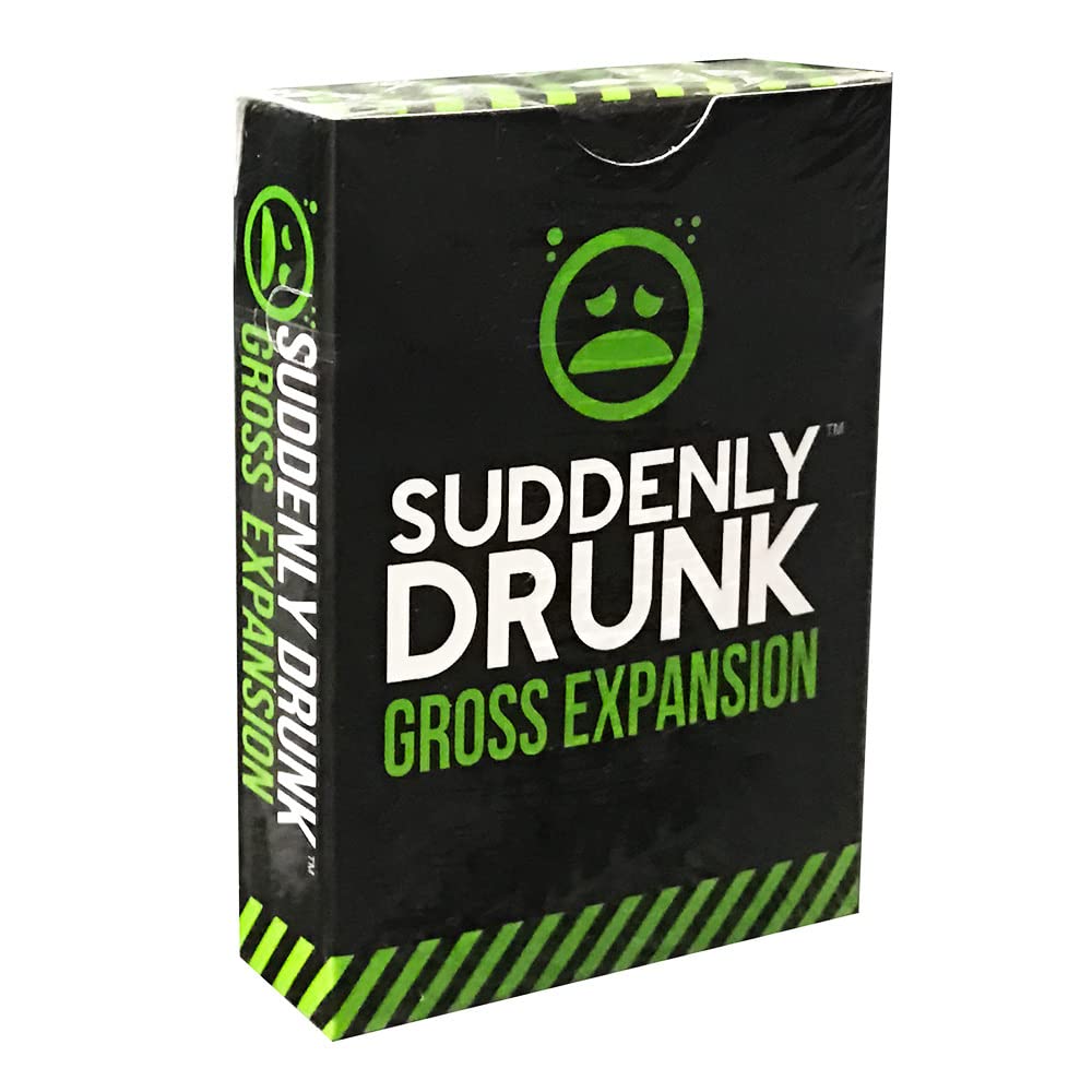 Suddenly Drunk: Gross Expansion Drinking Card Game - Fun Party Game for Adults & Friends - Perfect for Game Nights, Bachelorette Parties & Social Gatherings