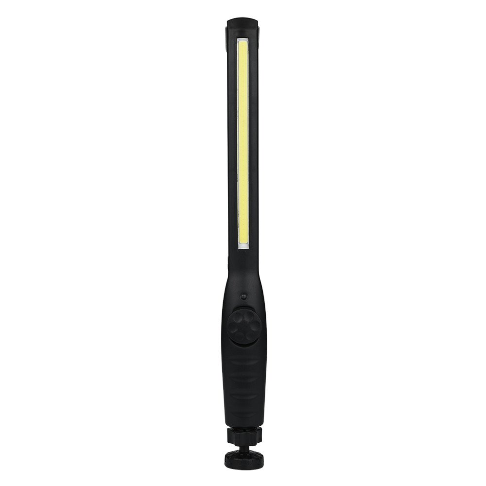 Pinklove Rechargeable COB LED Work Light - 410 Lumen Slim Table Lamp (Black) for Office, Study, Workshop & Night Reading