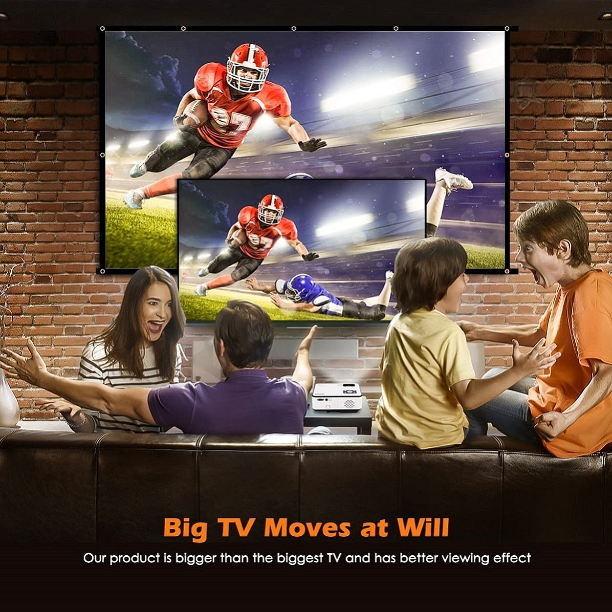 SHIMOR C9 7500L HD Mini Projector with 100