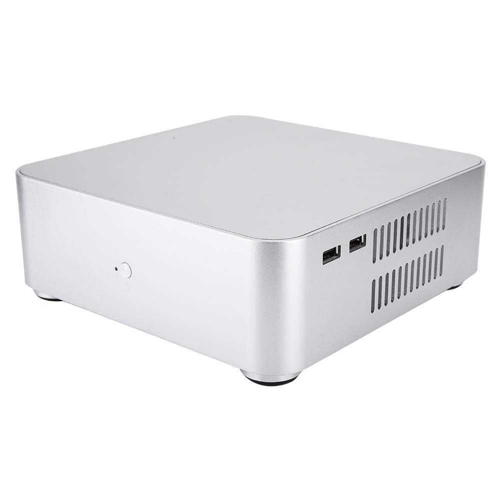 3.5mm Super Thick Mini ITX Computer Case - Premium Quality Compact PC Enclosure for DIY Builds with Excellent Heat Dissipation | Perfect for Home Office, Gaming & Media Center Setups