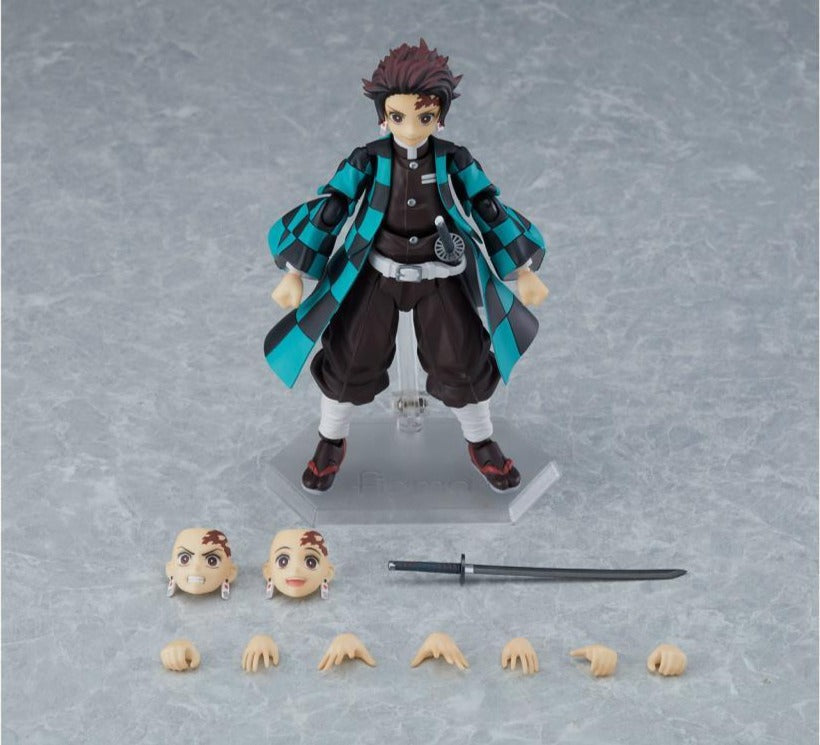 Figma #498 Tanjirou Kamado Action Figure - Demon Slayer: Kimetsu no Yaiba Anime Collectible for Fans & Display - Perfect for Home Decor, Office Desk, and Anime Collections