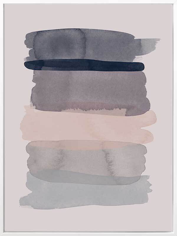 Elegant Dusty Pink Canvas Art Print - Modern Wall Decor for Living Room, Bedroom & Office - Perfect for Home & Office Decor