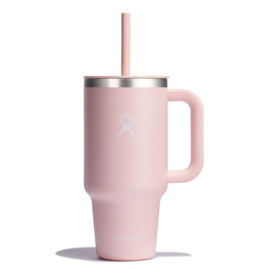 32oz All Around™ Travel Tumbler with Lid & Straw - Insulated Stainless Steel Vacuum Cup - Keeps Drinks Hot/Cold for Hours - Perfect for Coffee, Hiking, Gym & Office Use