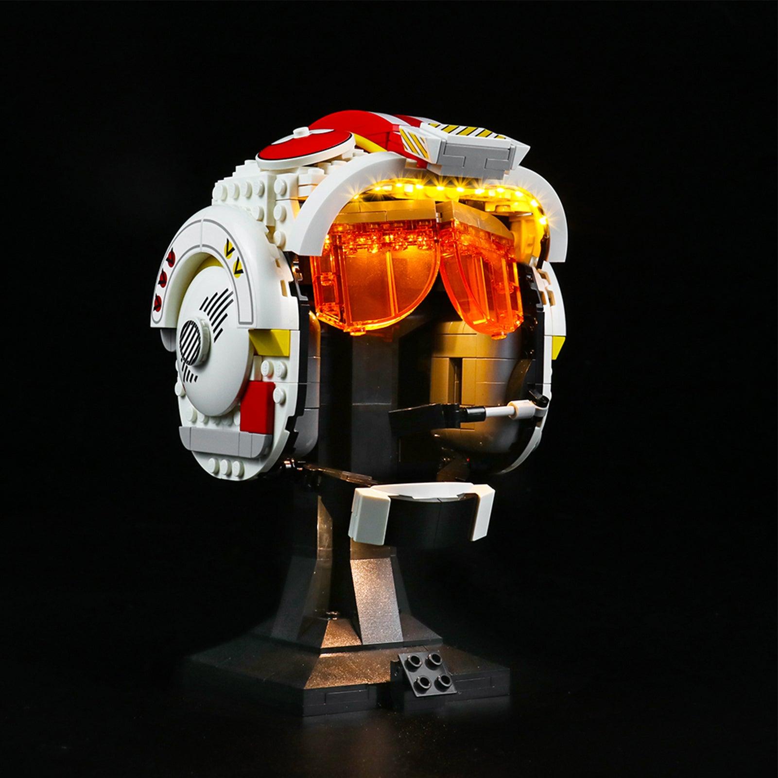 Best Light Kit for Lego Star Wars Luke Skywalker Helmet 75327 - DIY Lighting Upgrade for Display & Collectors - Perfect for Home Decor, Gift & Star Wars Fans
