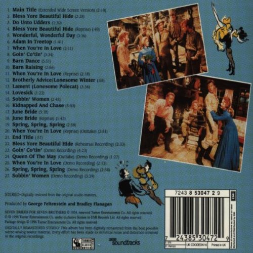 De Paul: Seven Brides for Seven Brothers Film Soundtrack - Original Movie Score for Romantic Comedy & Musical Lovers