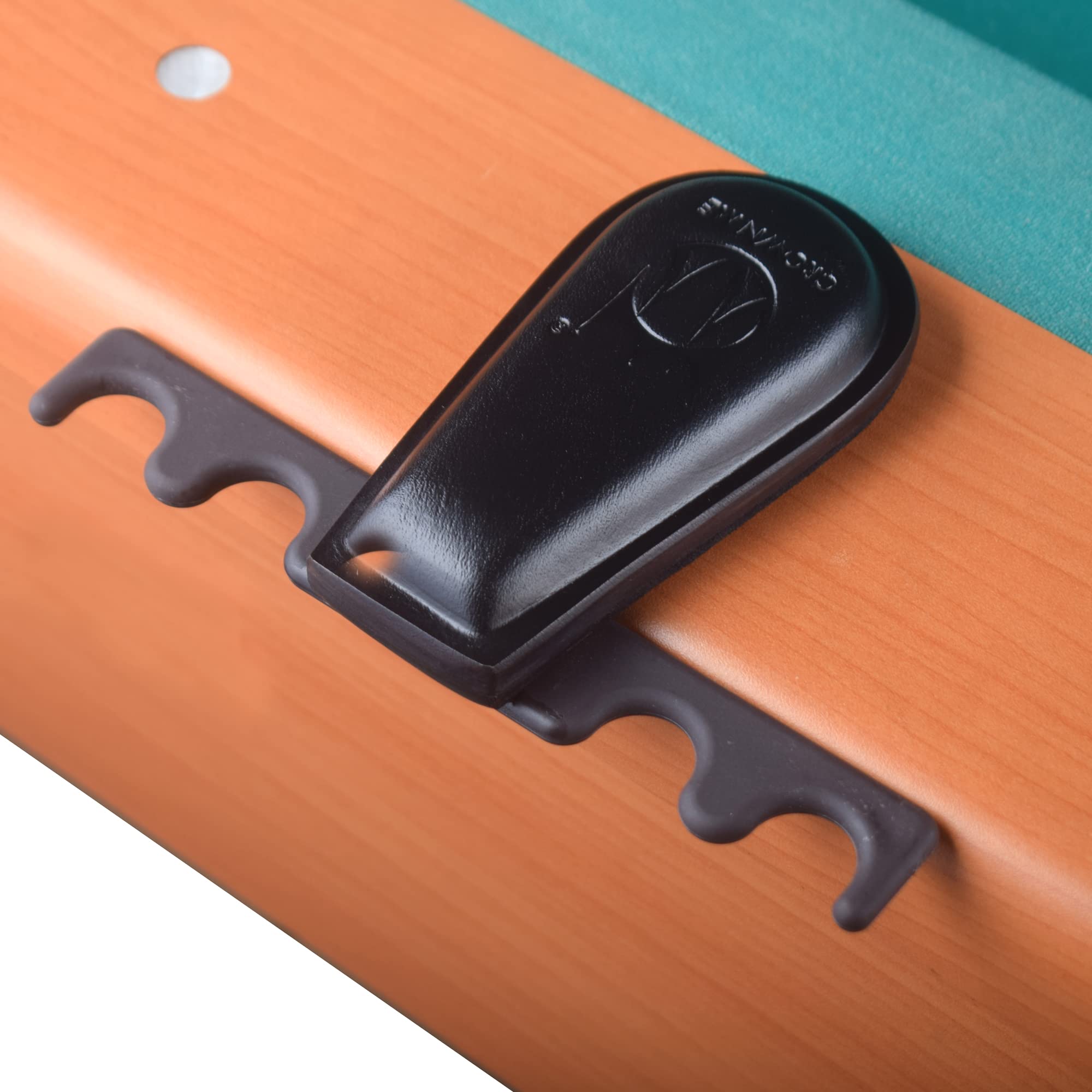 Premium Weighted 4-Cue Leather Pool Cue Holder - Durable Billiard Accessory for Home Game Rooms & Professional Pool Halls