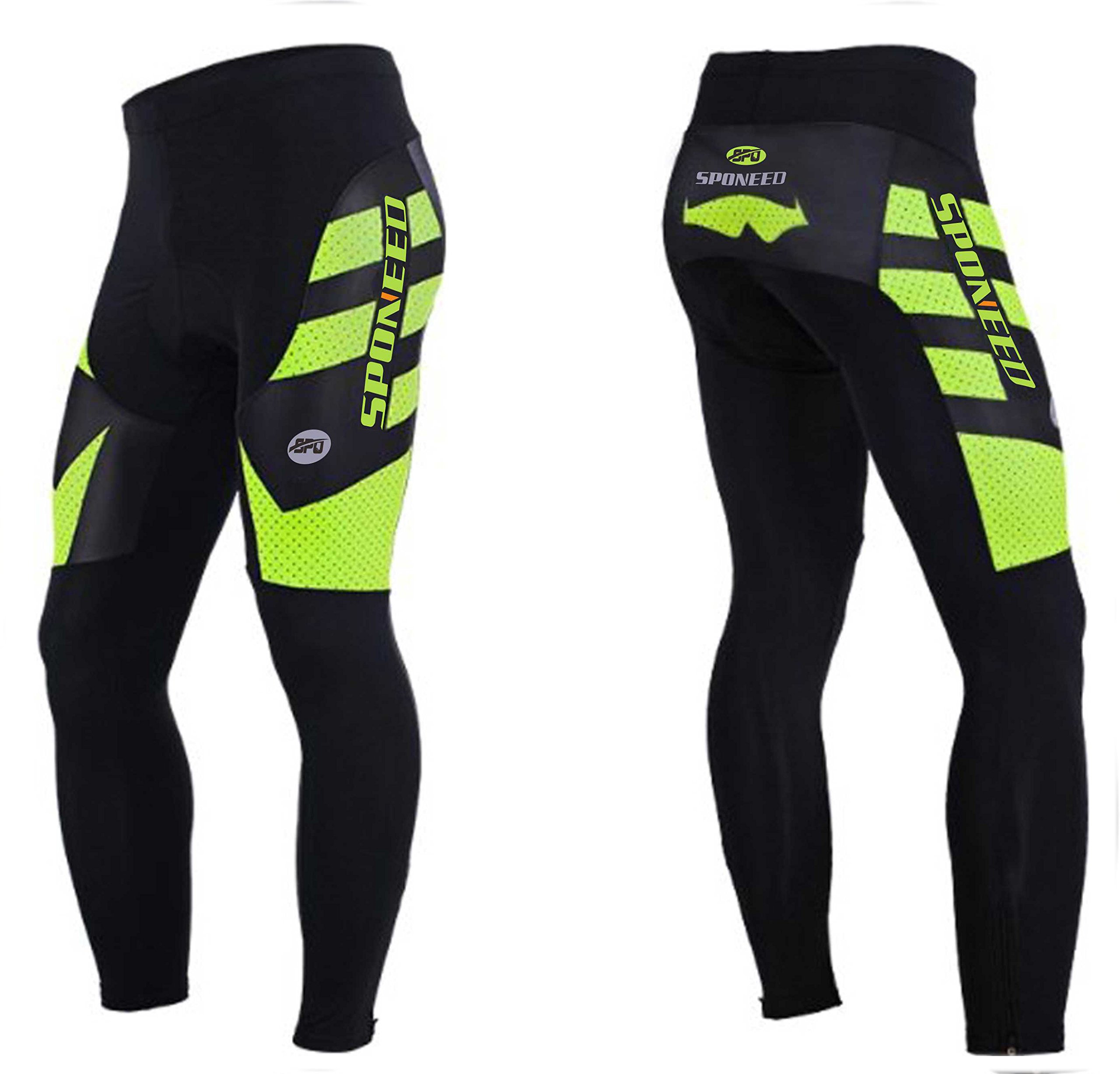 Sponeed Men's Cycling Jersey & Pants Set - Long Sleeve Bike Shirt & Mountain Biking Pants for Road Cycling, MTB, Commuting - Breathable & Comfortable Cycling Gear for Outdoor Sports