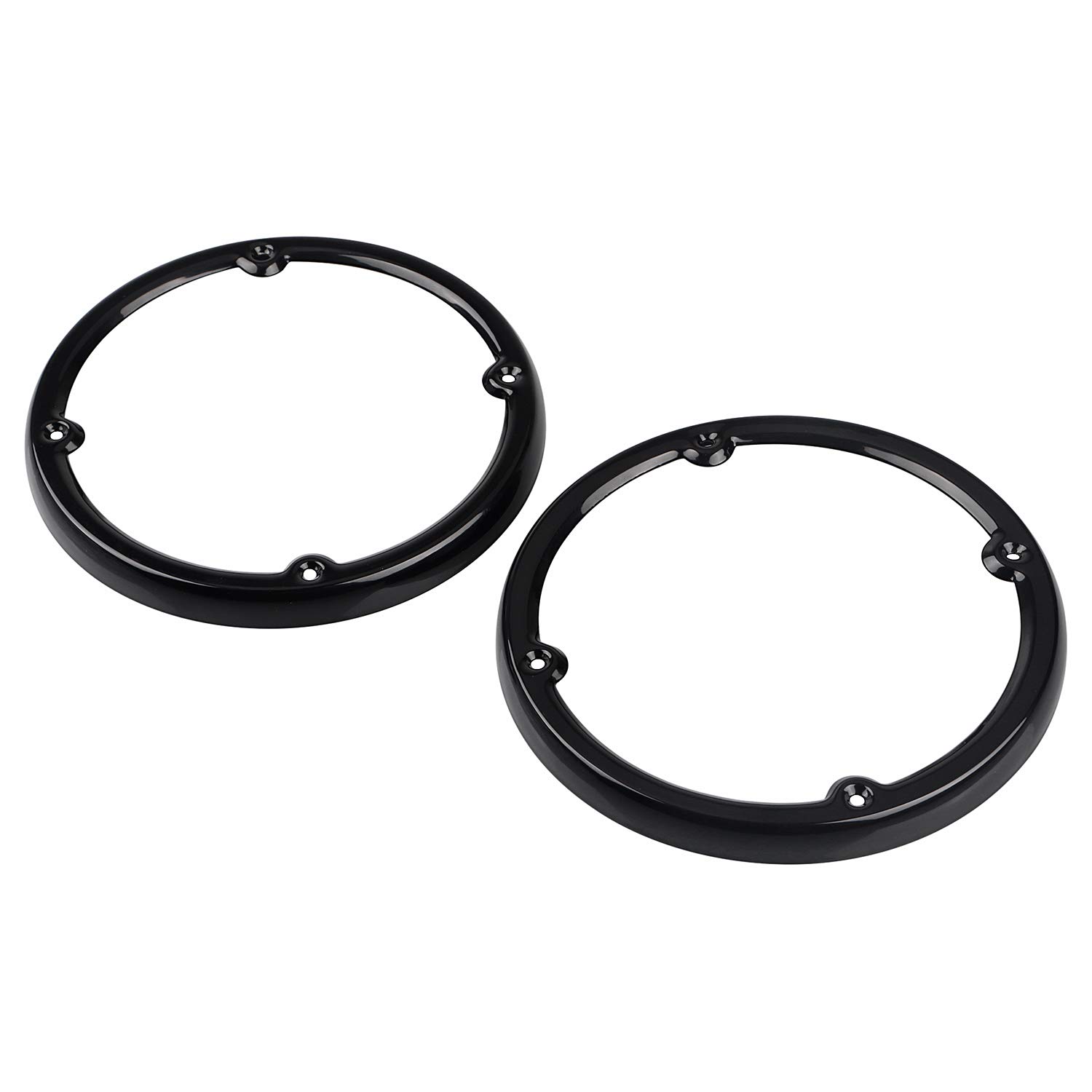Premium Black Motorcycle Tour Pak Audio Speaker Kit - Perfect Fit for Harley Electra Glide, Tri Glide & Ultra Limited Models (2014-2023) - Enhance Your Ride with Crisp Sound on Long Road Trips