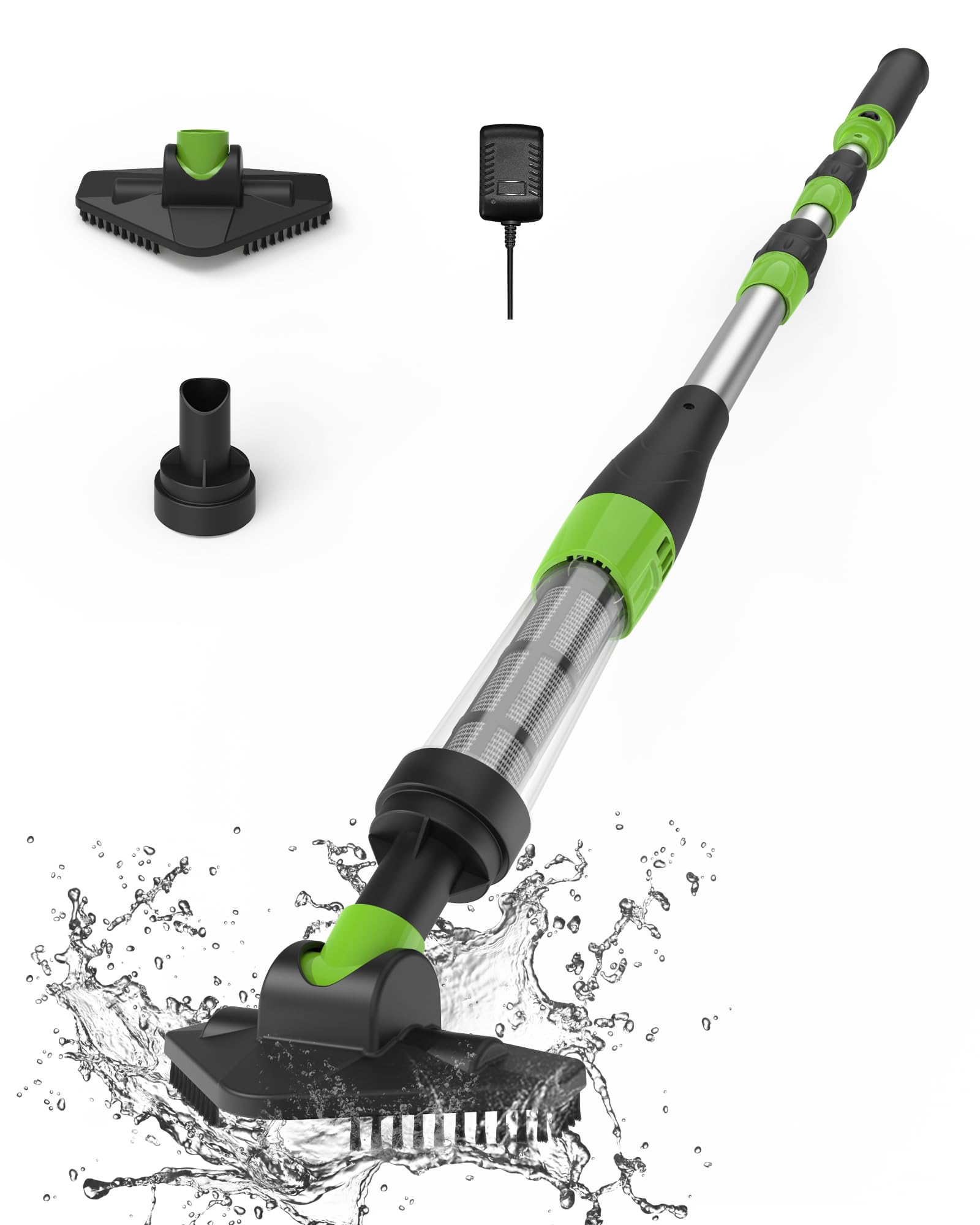 Handheld Cordless Pool Spa Hot Tub Vacuum Cleaner - Rechargeable for Sand & Debris, Ideal for Small Pools, Above-Ground Pools, Hot Tubs, Spas - Perfect for Quick Cleanups & Maintenance