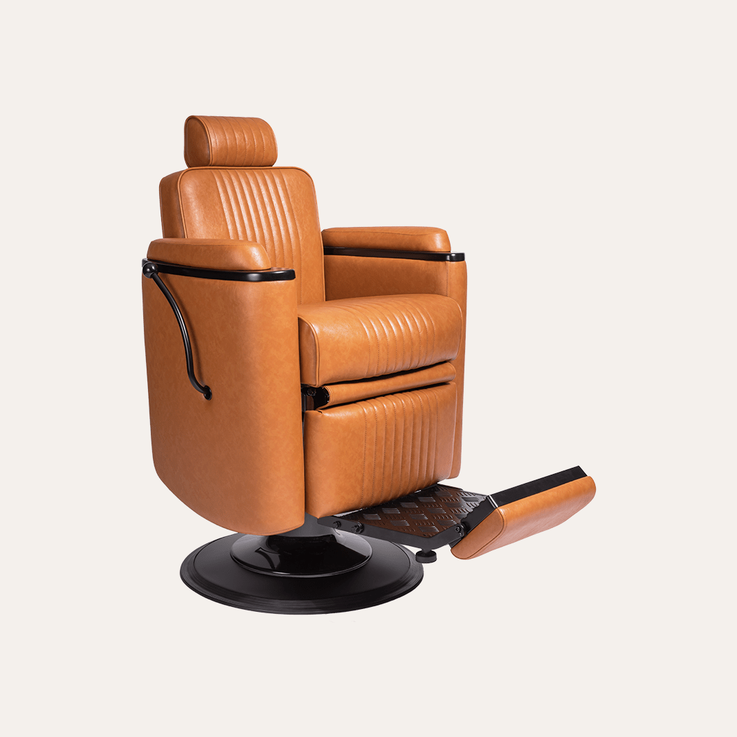 Professional BARBER CHAIR for Salon & Home Use - Heavy Duty Hydraulic Styling Chair with Adjustable Height & Reclining Back - Perfect for Haircuts, Shaves & Styling