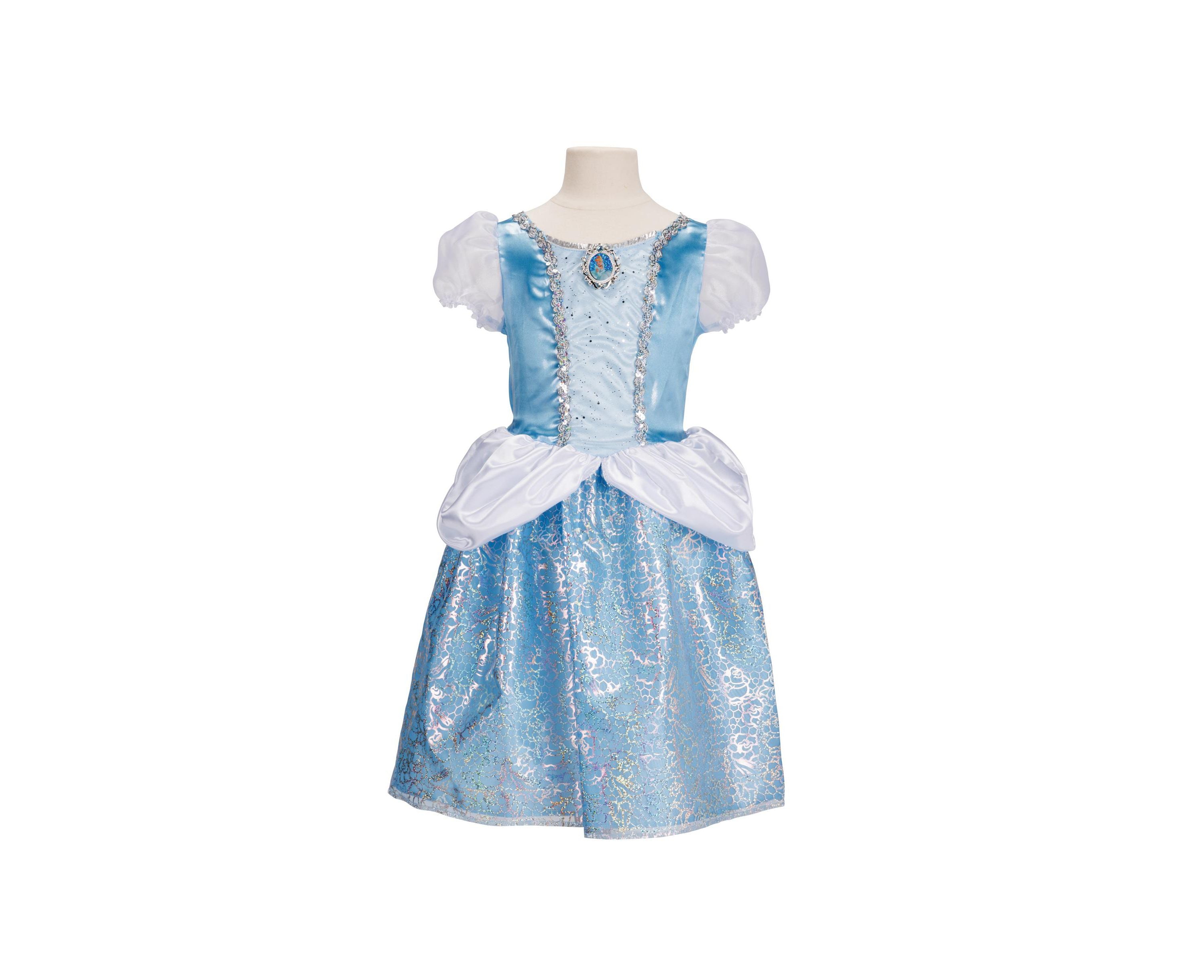 Disney Princess Cinderella Blue Dress for Girls - Size 4 6X - Perfect for Birthday Parties & Cosplay