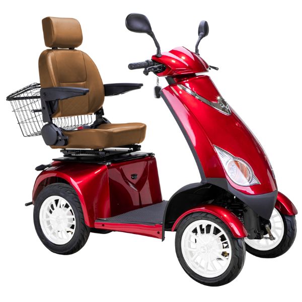 Premium Platinum Bariatric 4-Wheel Mobility Scooter for Heavy Adults - Heavy Duty Electric Wheelchair for Indoor & Outdoor Use - Ideal for Shopping, Travel, and Daily Mobility Assistance