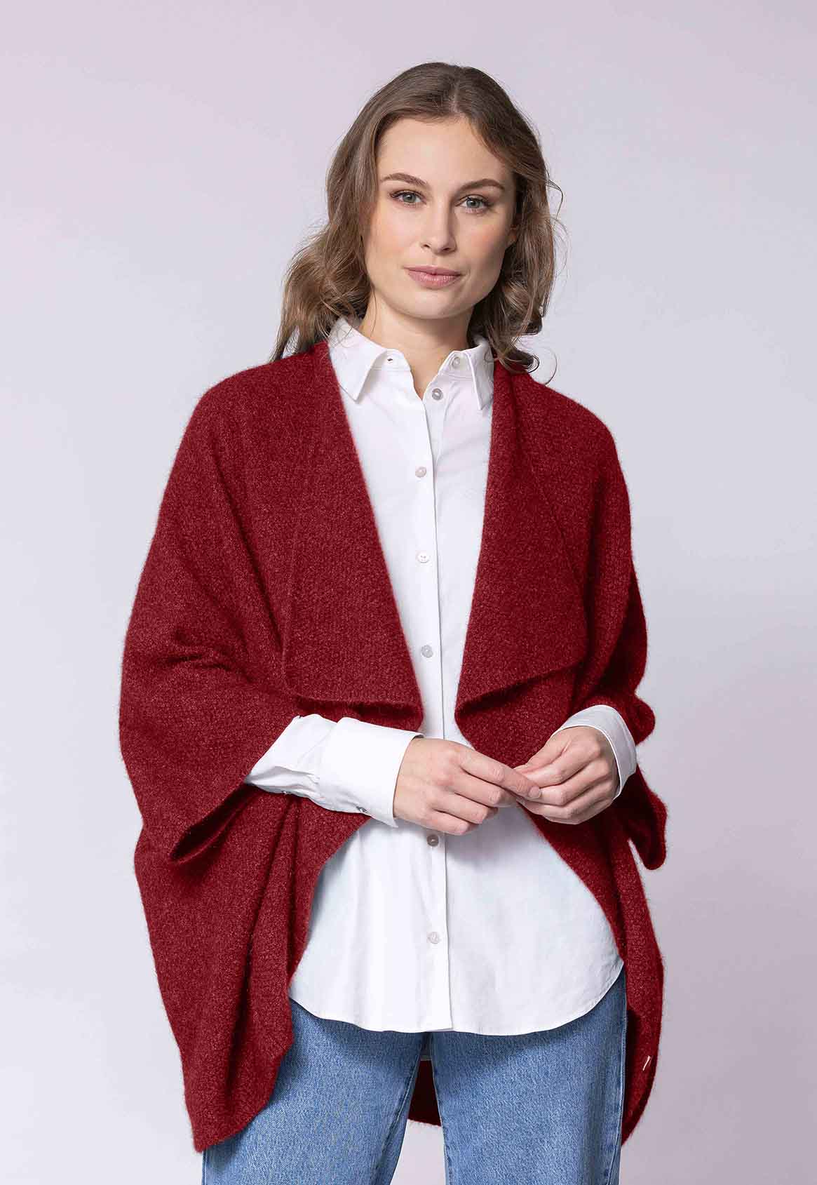 Women's Longline Merino Possum Wrap Scarf - Soft Wool Blend Winter Shawl for Cold Weather, Travel & Outdoor Activities