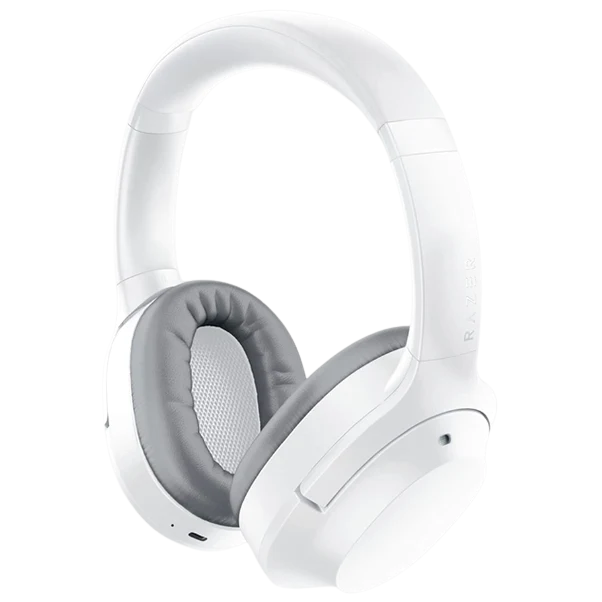 Razer Barracuda Wireless Gaming Headset with Noise Cancellation - Mercury White Edition | Comfortable Over-Ear Design for PC, PS5, Xbox & Mobile Gaming | Long Battery Life for Extended Play Sessions