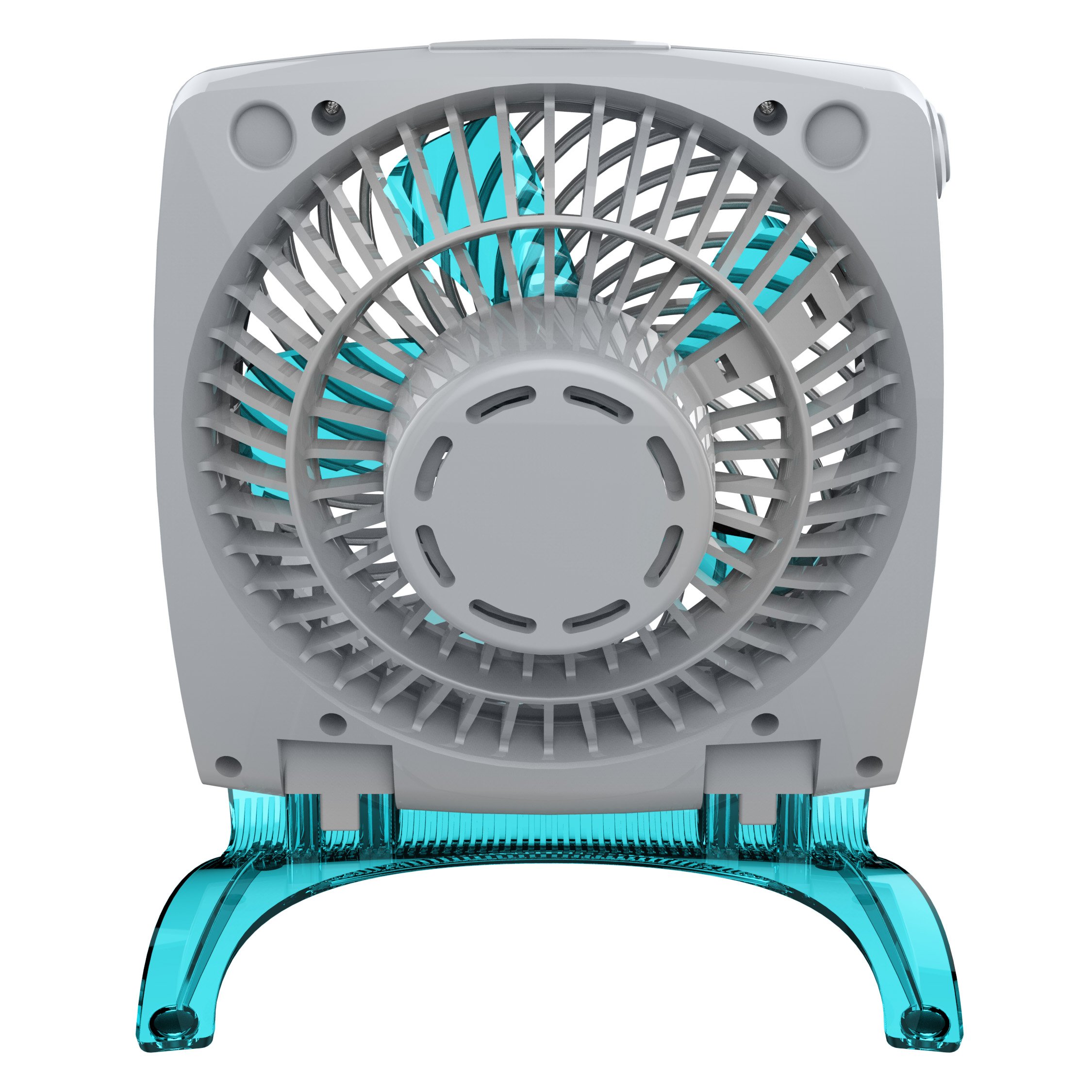 Vornado FIT Personal Air Circulator Fan - Compact Foldable Design with Adjustable Airflow | Portable Desk Fan for Office, Bedroom & Travel | Aqua Blue | Energy Efficient Cooling Solution for Home & Workspace