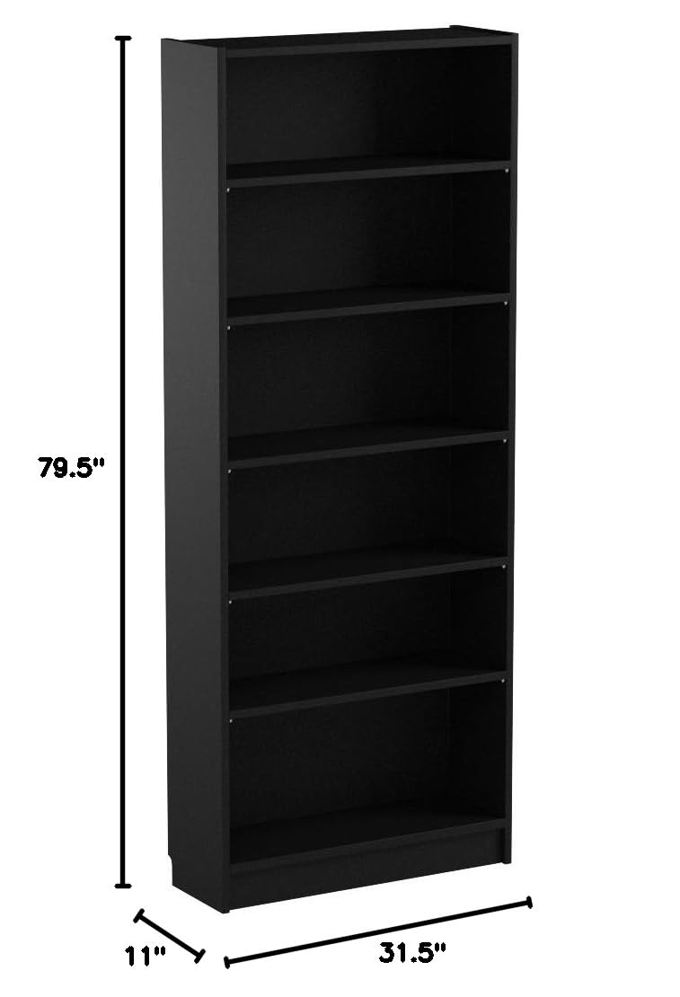 IKEA Billy Bookcase, Black-Brown - Stylish Bookshelf for Home, Office & Living Room Storage