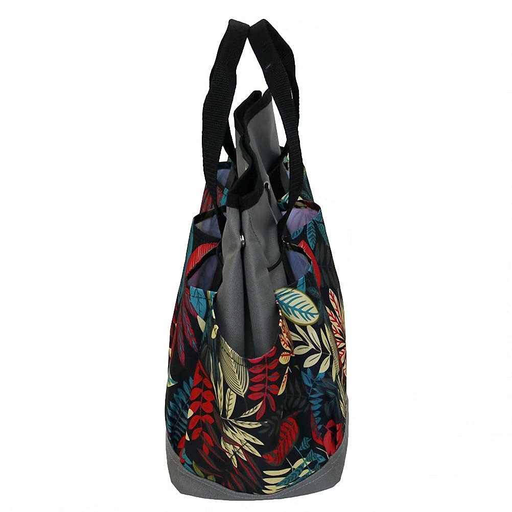 Gardening Tote Bag with Multiple Pockets - Durable Garden Tools Organizer for Outdoor Storage - Perfect for Lawn, Yard & Garden Work (Green Thumb Essential)