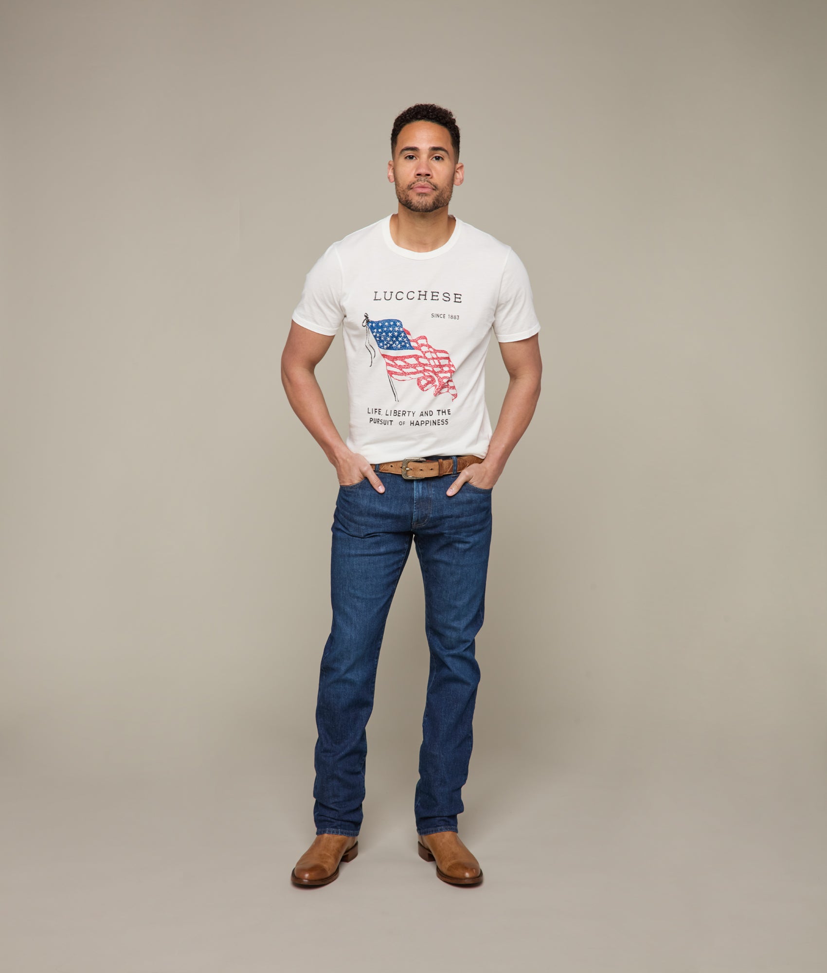 Liberty Tee - Soft Cotton Crewneck T-Shirt for Men & Women | White | Casual Wear, Everyday Outfits & Layering Essential