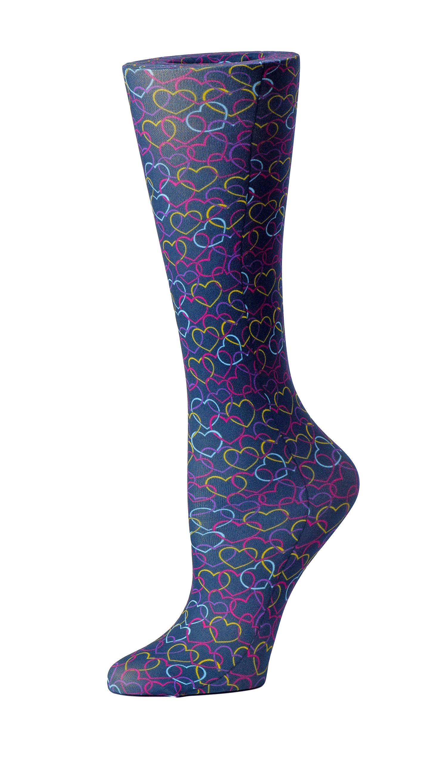 Women's Compression Socks for Circulation & Swelling Relief - Best Support for Running, Travel & Nurses - 15-20 mmHg Graduated Medical Grade Socks (Black, Medium)