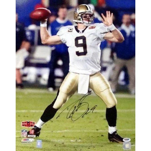 Drew Brees Signed 16x20 Photo with PSA COA Autograph - New Orleans Saints Memorabilia - PSA/DNA Certified - Perfect for Sports Collectors, Man Cave Decor, and Saints Fans Gifts