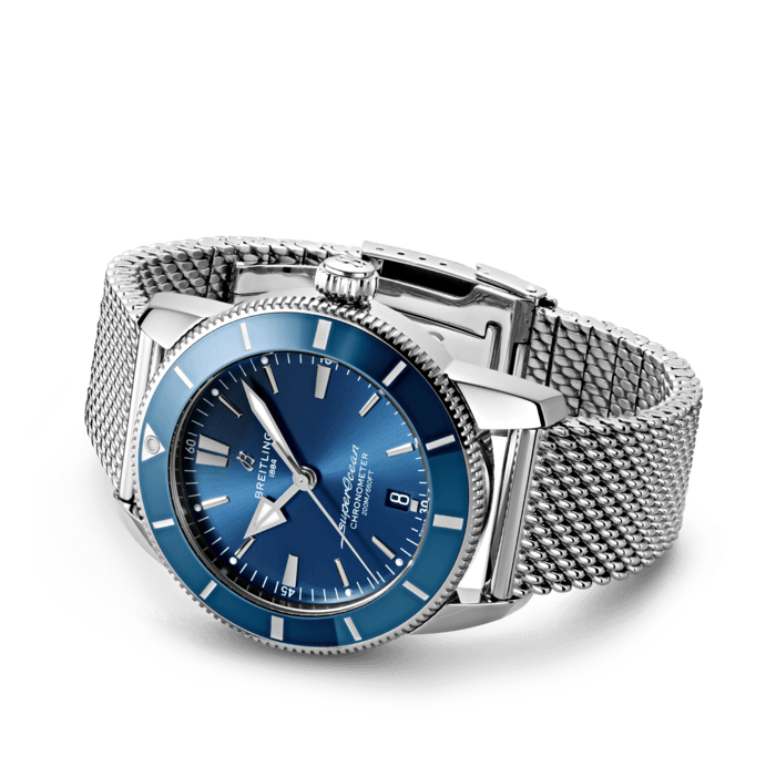 Breitling Superocean Heritage B20 Automatic 44mm Stainless Steel Men's Diver Watch - Luxury Waterproof Timepiece for Swimming, Diving & Everyday Wear