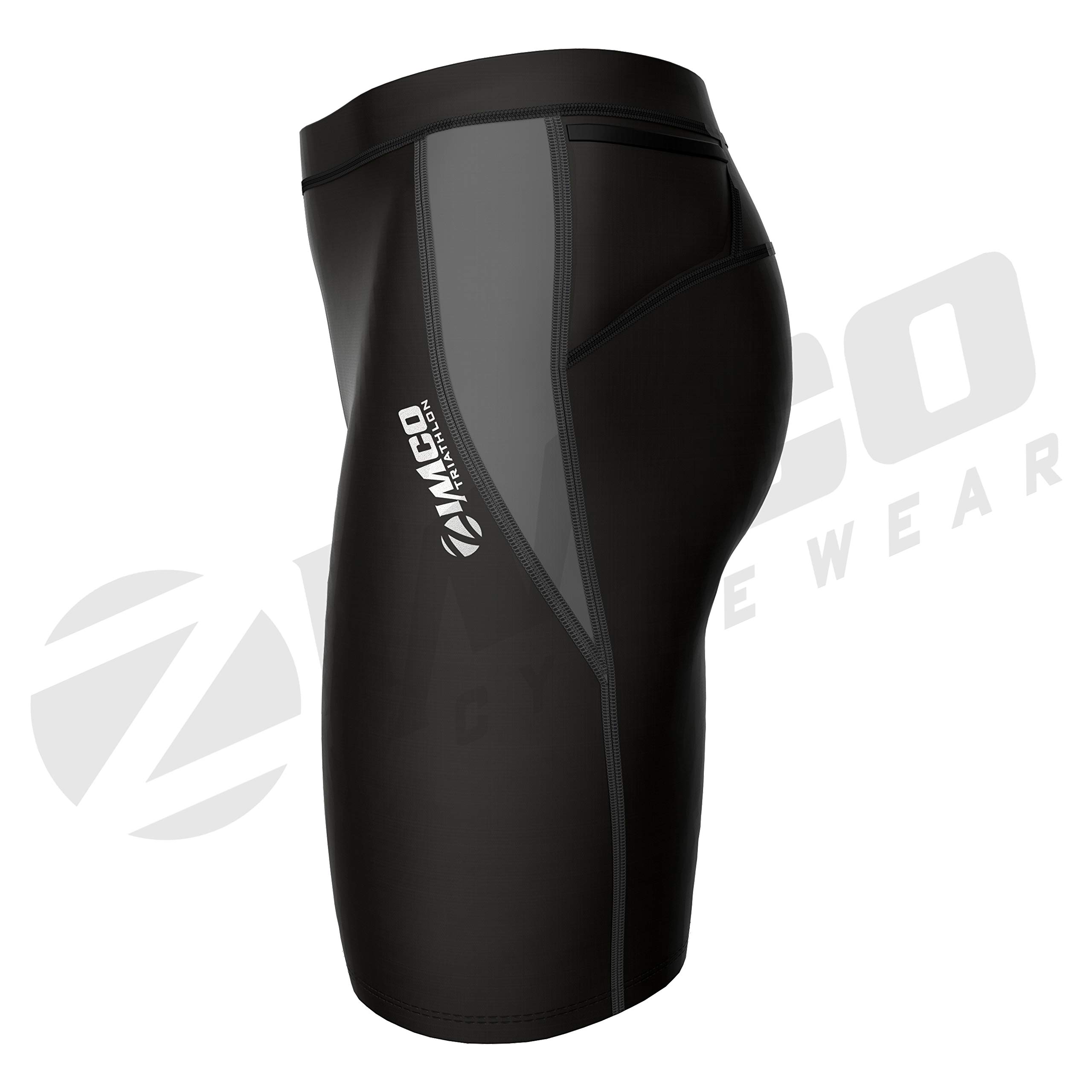 Zimco Men's Performance Triathlon Shorts - Padded Triathlon & Cycling Race Shorts for Comfort & Speed | Ideal for Triathlons, Cycling, and Endurance Training
