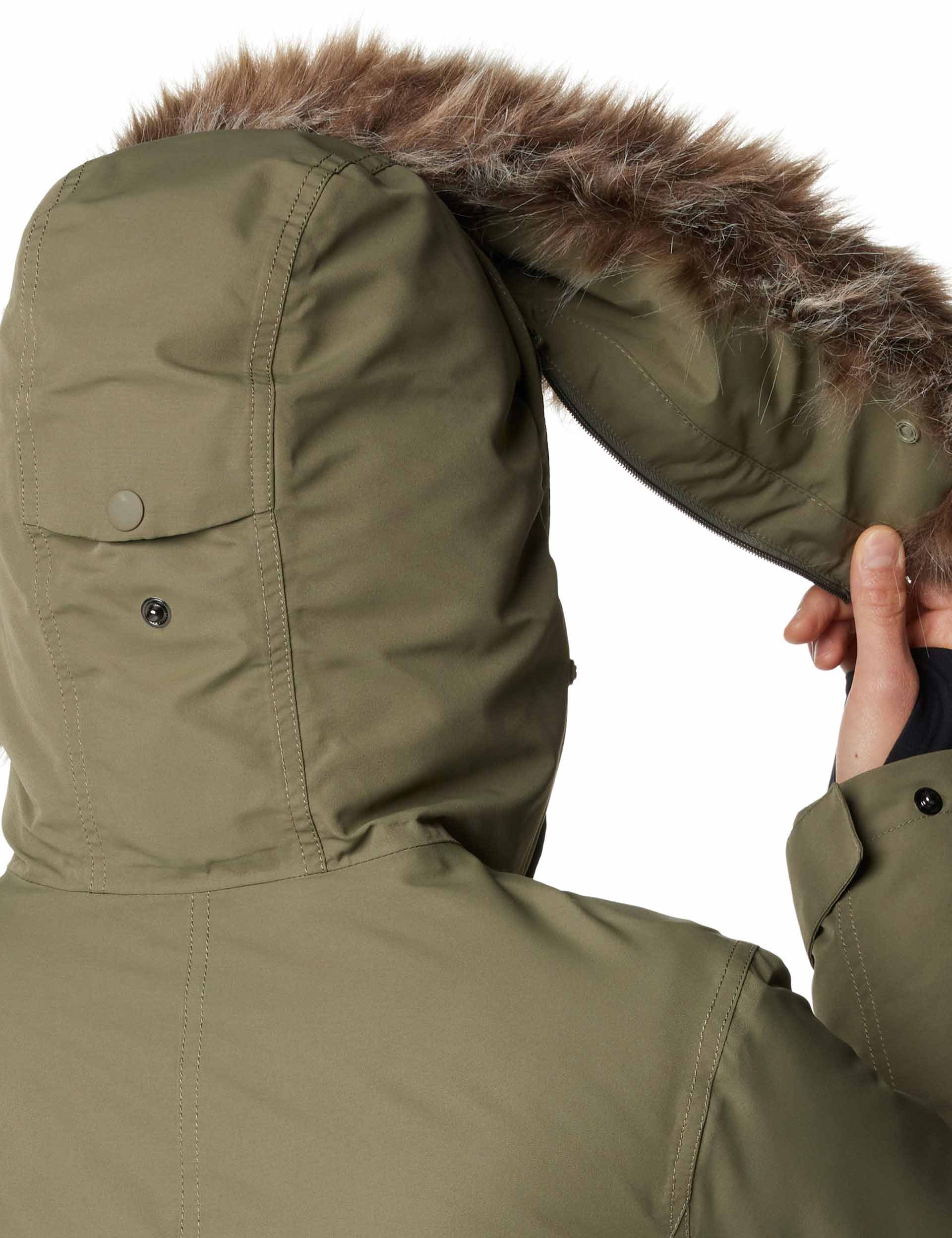 Little Si II Waterproof Parka Jacket for Women & Men - Lightweight Raincoat with Hood, Windproof Outdoor Shell (Stone Green) - Perfect for Hiking, Camping & Everyday Rainy Weather