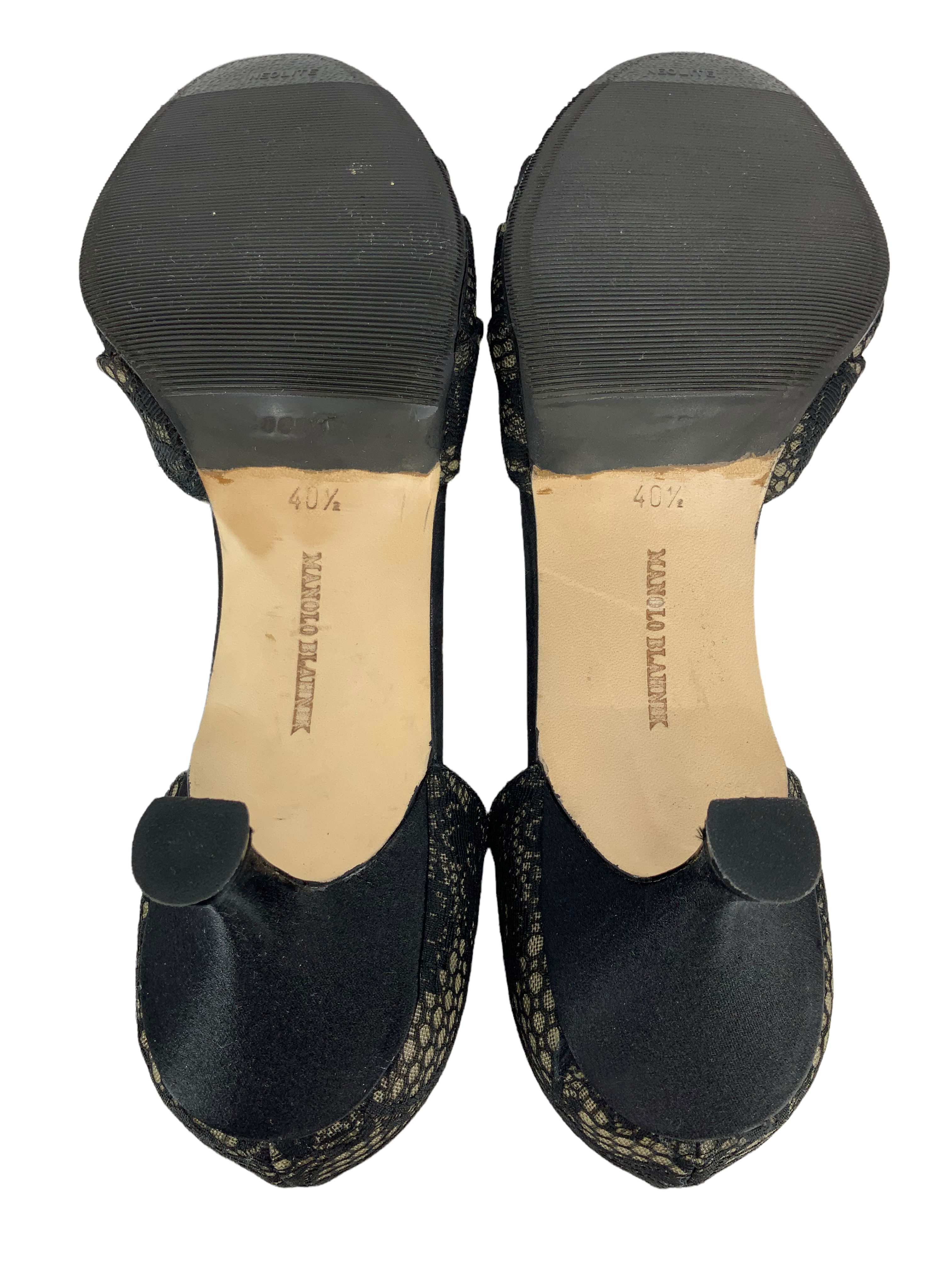 Manolo Blahnik Sedaraby Embellished Lace d'Orsay Pumps - Women's Size 10.5 (US) | Luxury Designer Heels for Weddings, Parties & Special Occasions