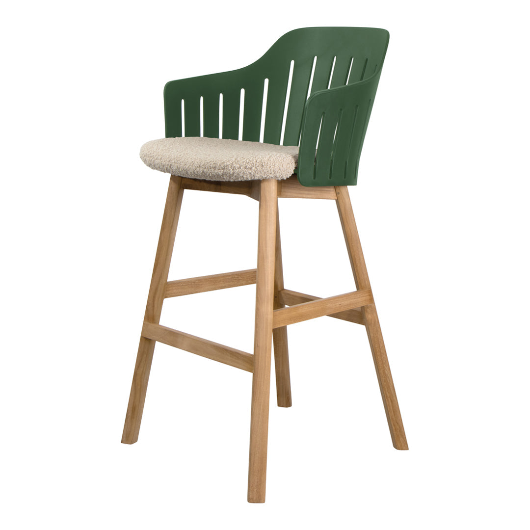 Premium Wooden Bar Stool with Comfortable Seat Cushion - Counter Height Dining Chair for Kitchen Island, Breakfast Nook & Home Bar Decor