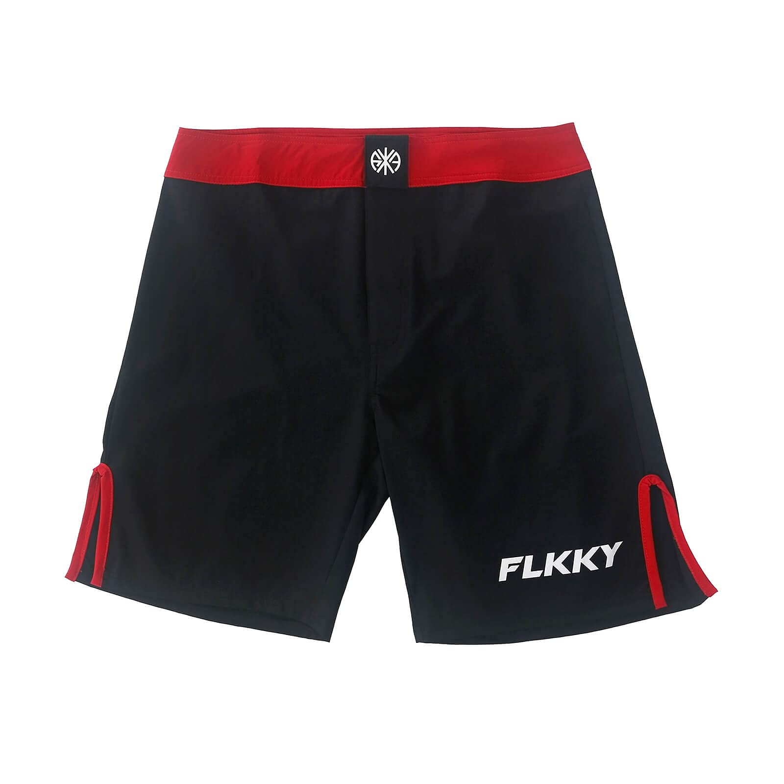 FLKKY MMA BJJ Cross Fight Shorts - No Gi Grappling, Boxing & Jiu Jitsu Training Shorts for Men - Lightweight Gym Workout Shorts with Stretch & Comfort - Perfect for MMA, BJJ, Muay Thai & Fitness Training