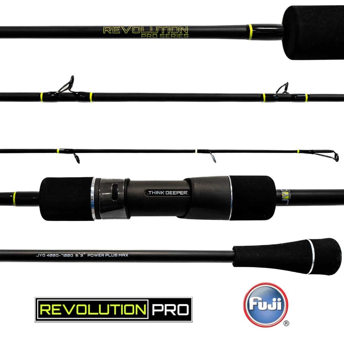 JYG Pro Revolution Slow Pitch Jigging Rods - Premium Saltwater Fishing Rod for Deep Sea Angling | Perfect for Offshore Tuna, Grouper & Snapper Fishing