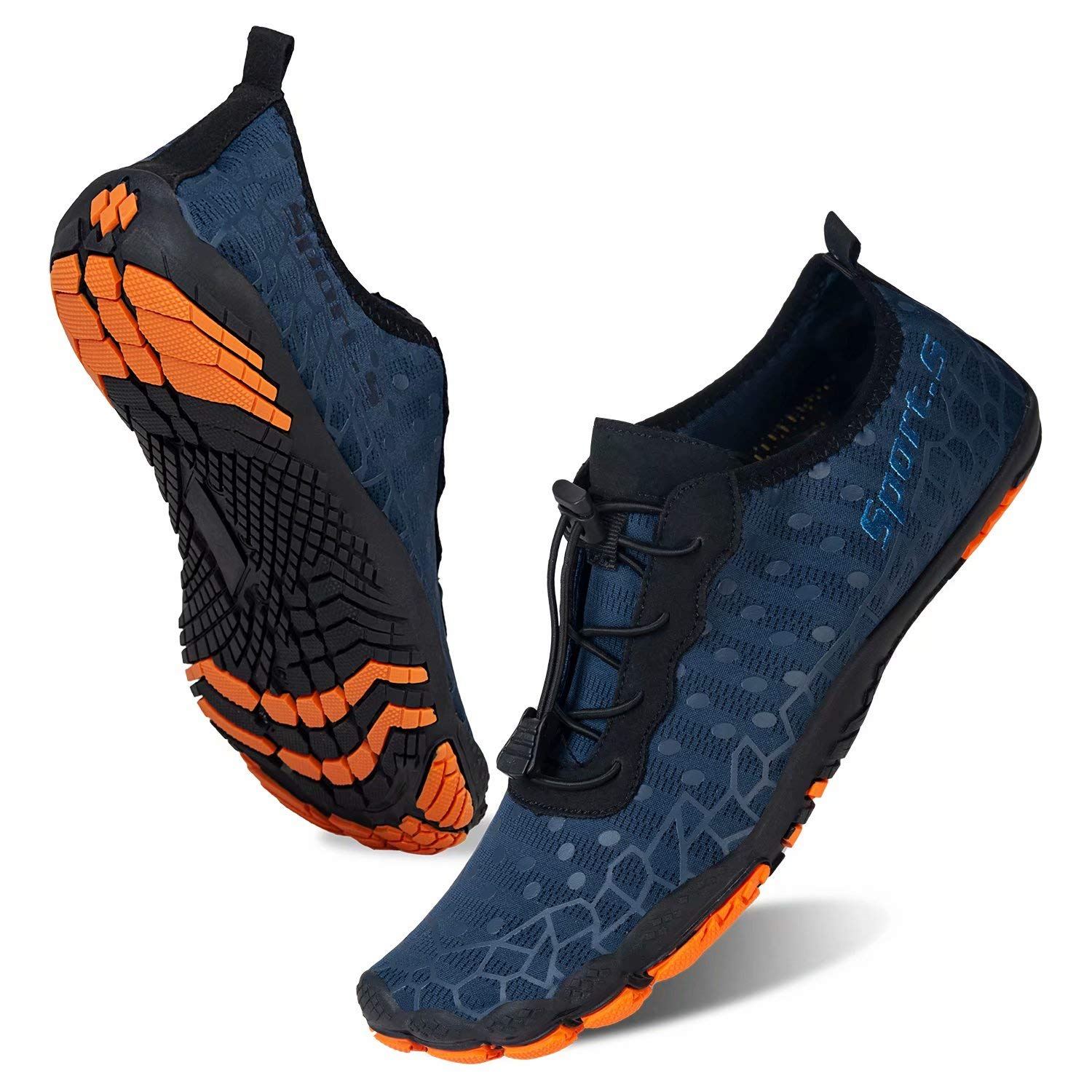 Men's & Women's Quick-Dry Water Shoes - Barefoot Swim & Dive Shoes for Beach, Surf, Sports & Climbing | Aqua Socks for Water Activities, Pool, Kayaking & Outdoor Adventures