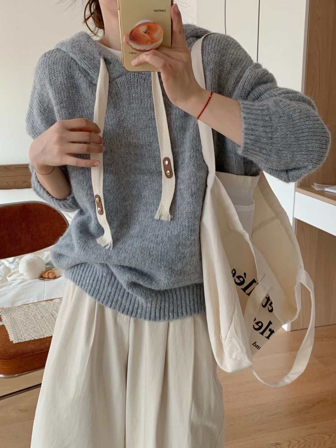 Cozy Loose Hooded Sweater for Women - Soft Winter Pullover for Casual Wear | Perfect for Autumn & Winter Layering, Lounging at Home, and Outdoor Activities