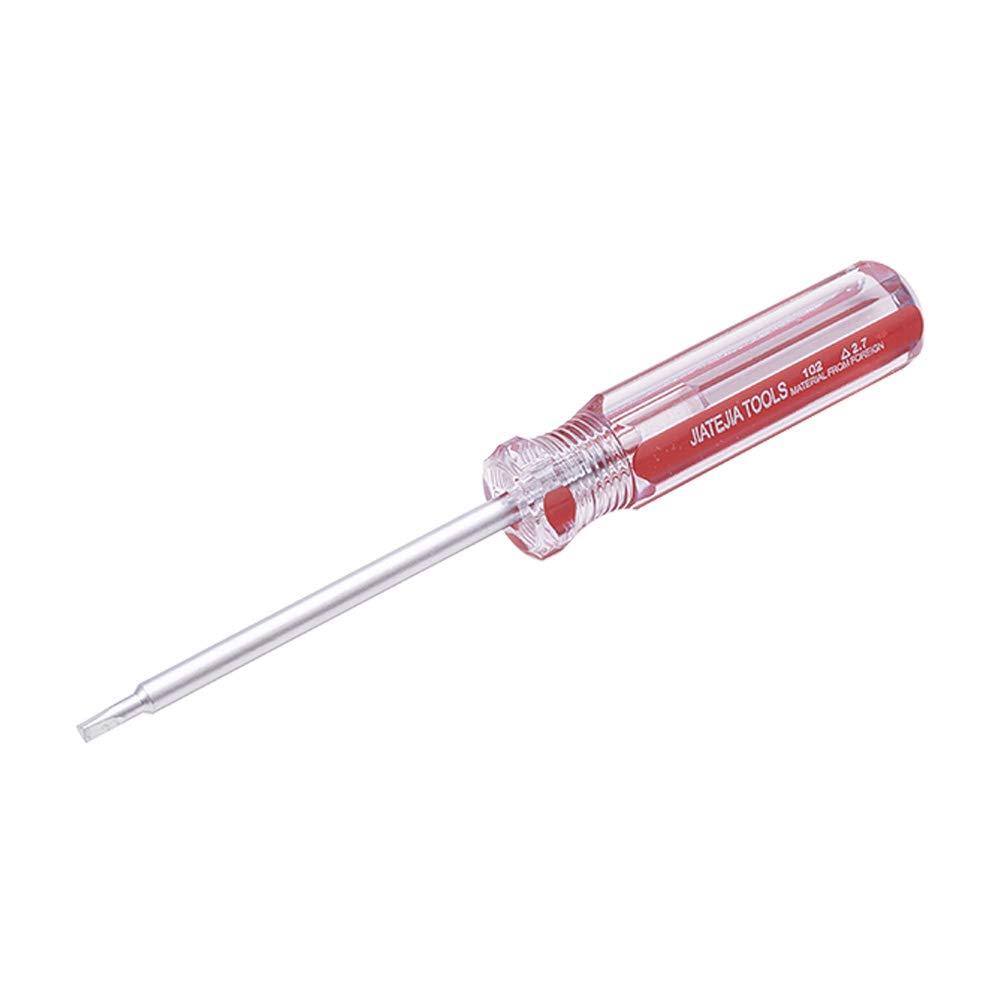 Utoolmart 2.7mm Magnetic Triangle Screwdriver - 75mm 45# Steel Shaft with Plastic Handle | Precision Tool for Home Repair, DIY Projects & Electronics Maintenance | Perfect for iPhone, Nintendo Switch & Small Appliance Fixes