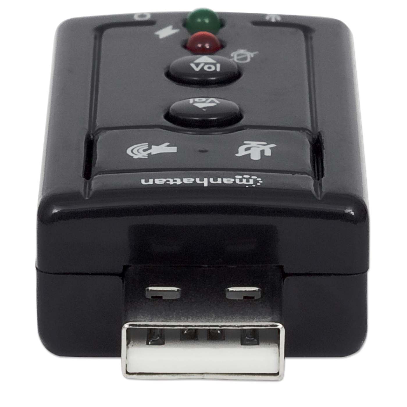 USB A to 3.5mm Audio Adapter with Volume Control - Compatible with Laptops, PCs, Headphones & Speakers for Clear Audio Streaming & Calls