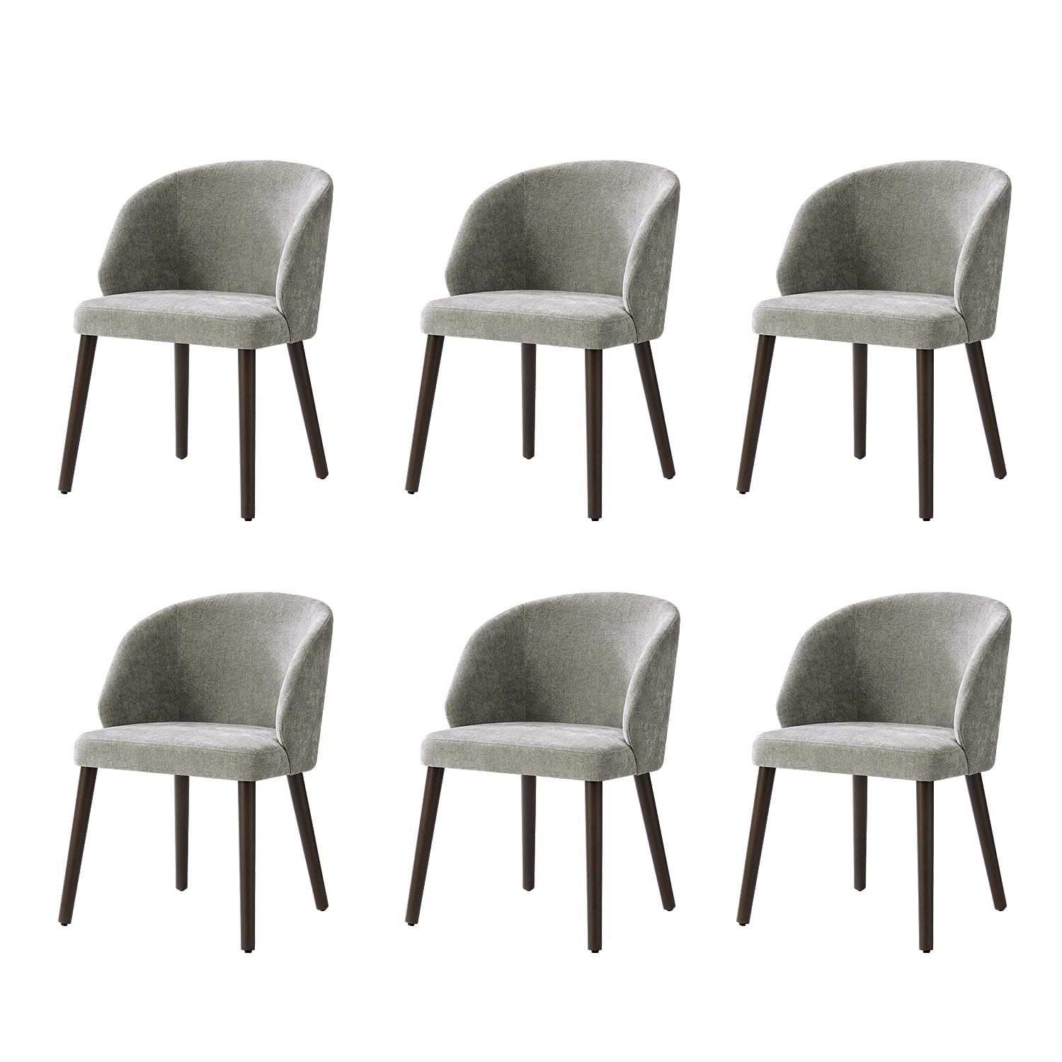 Anndi Dining Chair Set of 2/4/6 - Ergonomic Comfort, Solid Wood Legs, Modern Kitchen & Dining Room Furniture for Home & Restaurant Use