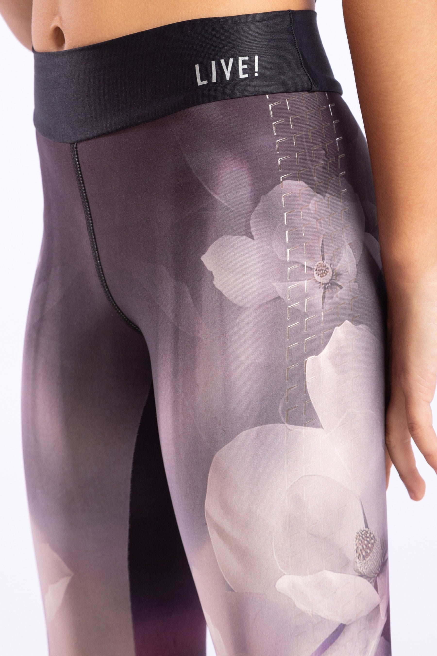 Magnolia Print Kids Leggings - Soft & Stretchy Comfort for Girls - Perfect for Playtime, Dance Class & Everyday Wear