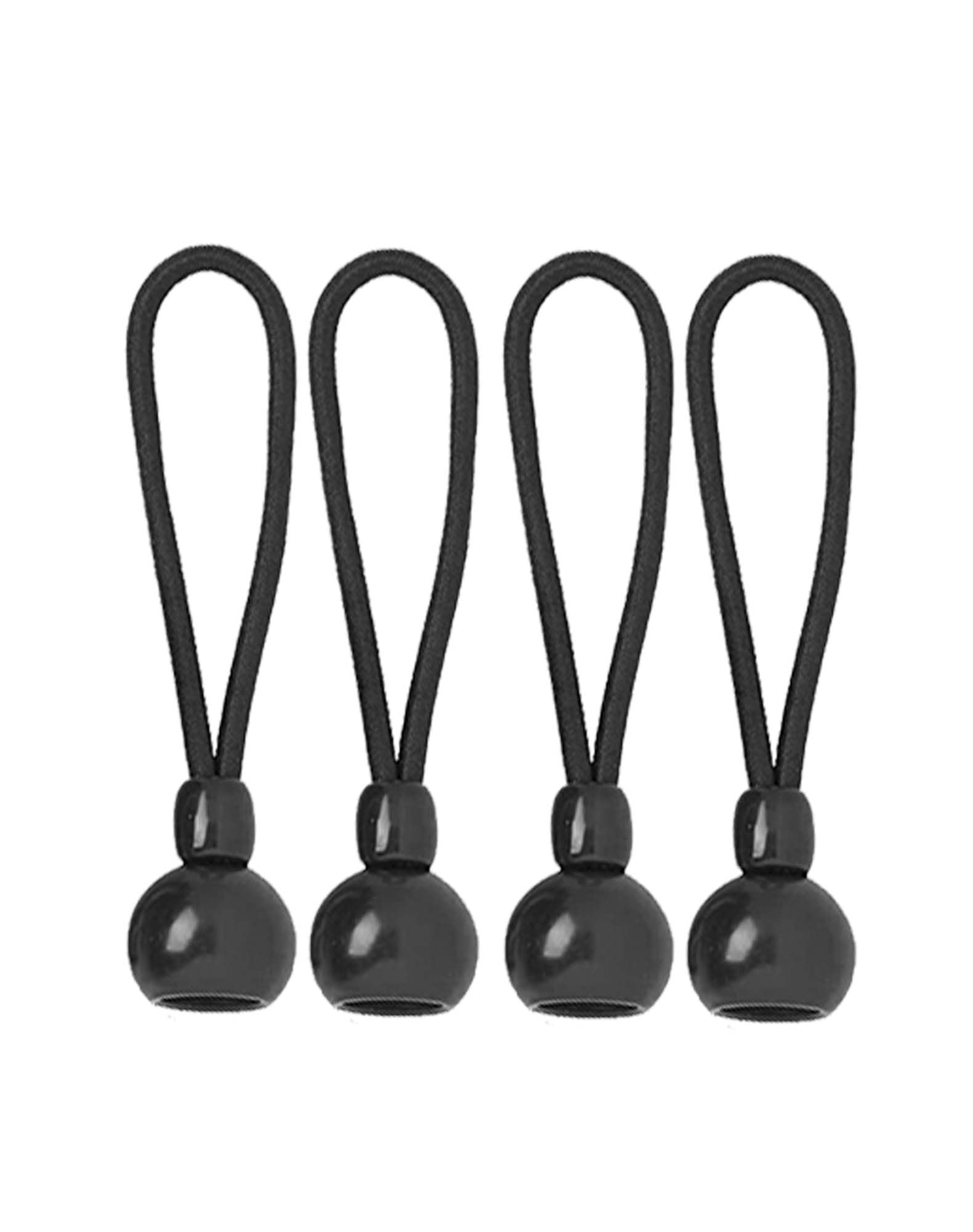 **Universal Bungee Tie Down - 4 Inch Weather-Resistant Roller Shade Parts (Black, 4 pcs) for Exterior & Outdoor Roller Blinds - Perfect for Securing Shades, Awnings, and Outdoor Gear**