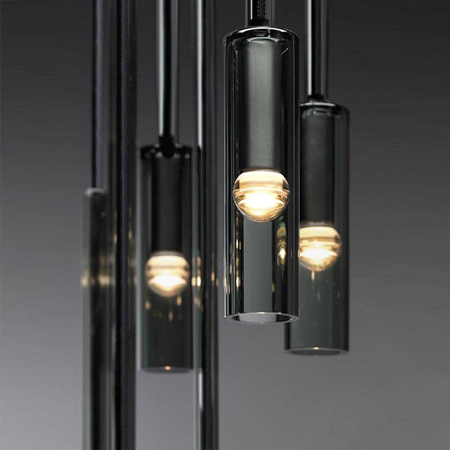 Charlot Pendant Light - Modern Hanging Chandelier for Dining Room, Kitchen Island & Bedroom Lighting - Elegant Glass Ceiling Lamp Fixture