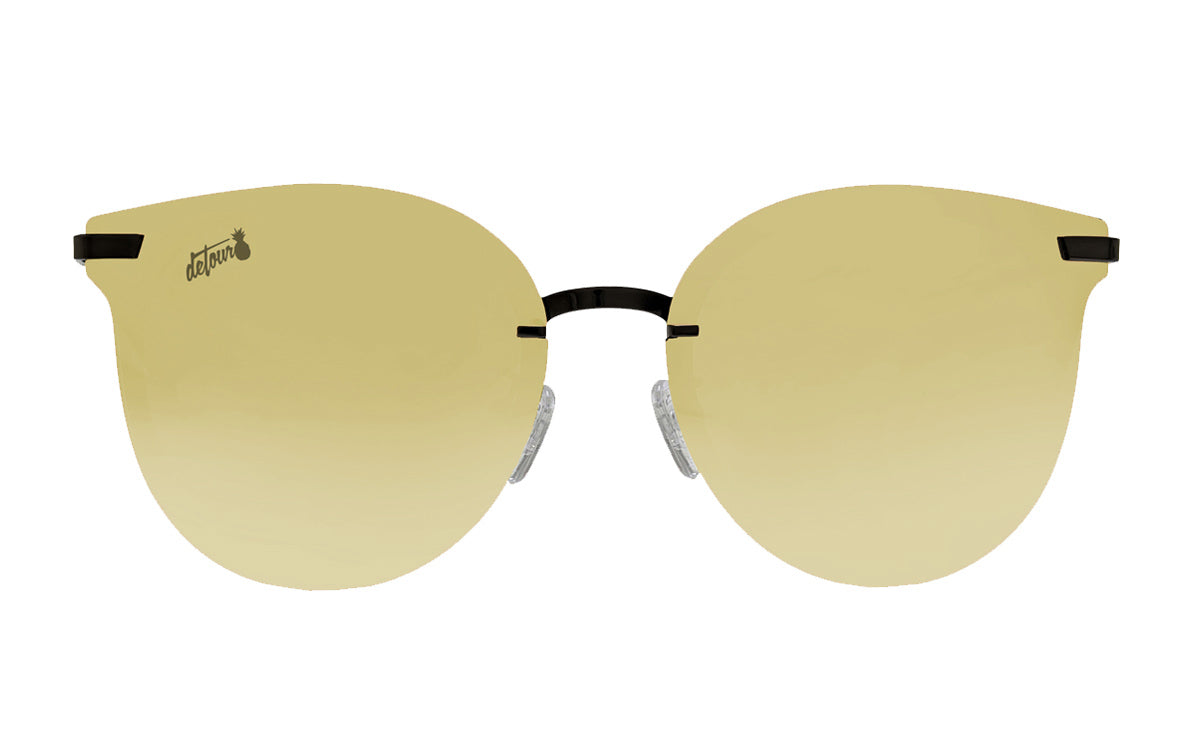 Polarized Champagne Sunglasses for Men & Women - UV Protection, Anti-Glare, Riptide Style - Perfect for Driving, Fishing, and Outdoor Activities
