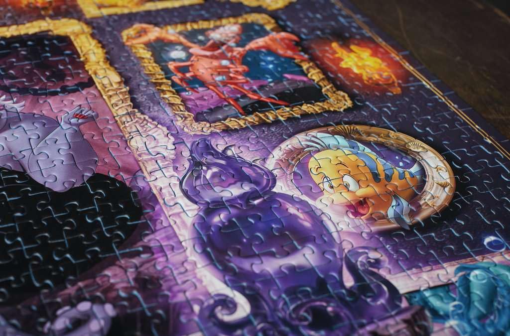 Ravensburger Disney Villainous Ursula 1000-Piece Adult Jigsaw Puzzle - 15027 | Perfect for Family Game Nights, Disney Fans & Puzzle Enthusiasts
