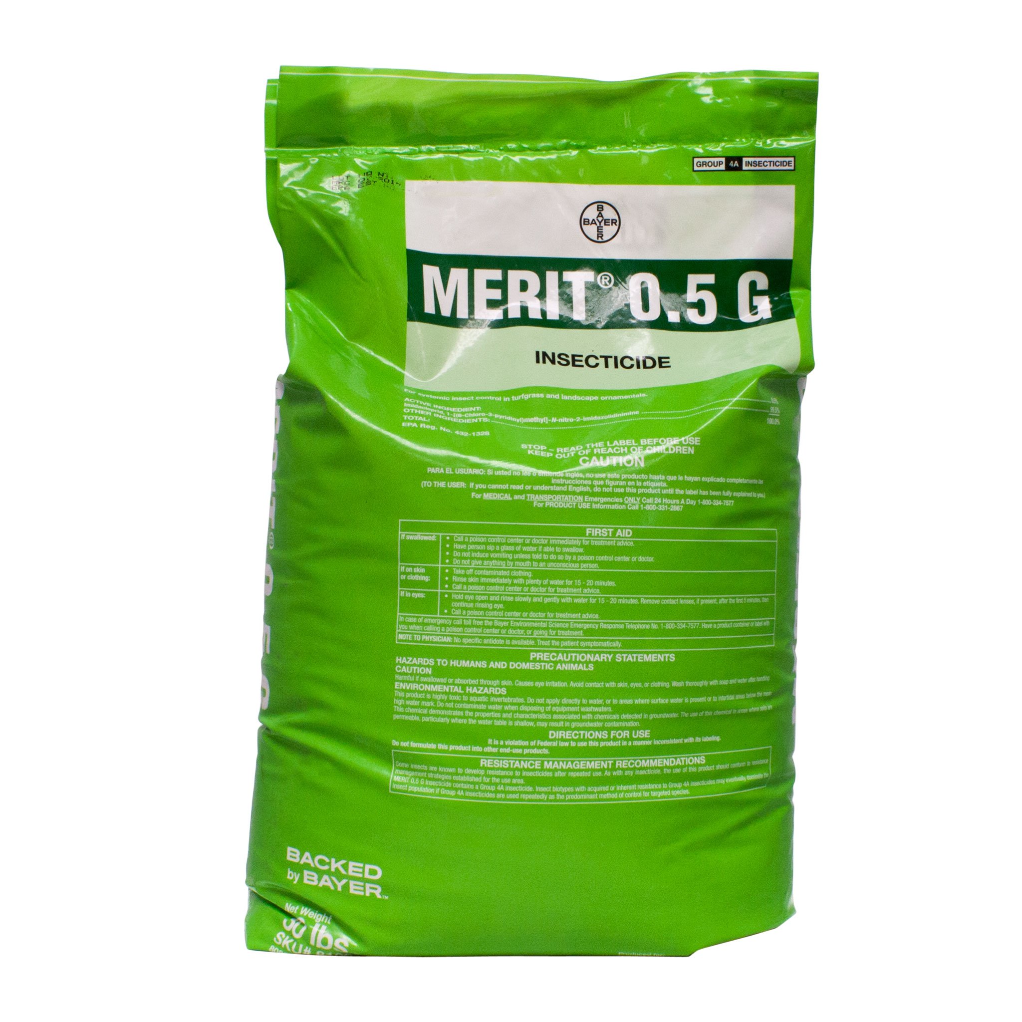 Merit Granules Insecticide 30 LB Bag BA1063 - Professional Pest Control for Lawns & Gardens | Effective Against Grubs, Ants & More